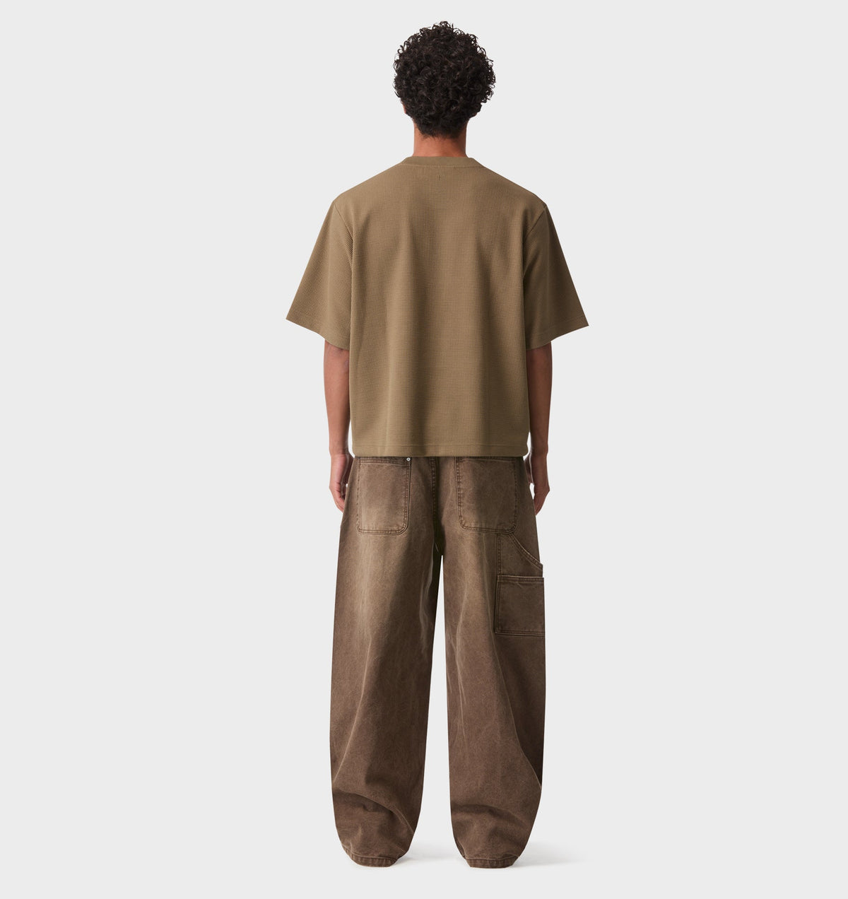Balloon Double Knee Pant - Vintage Brown