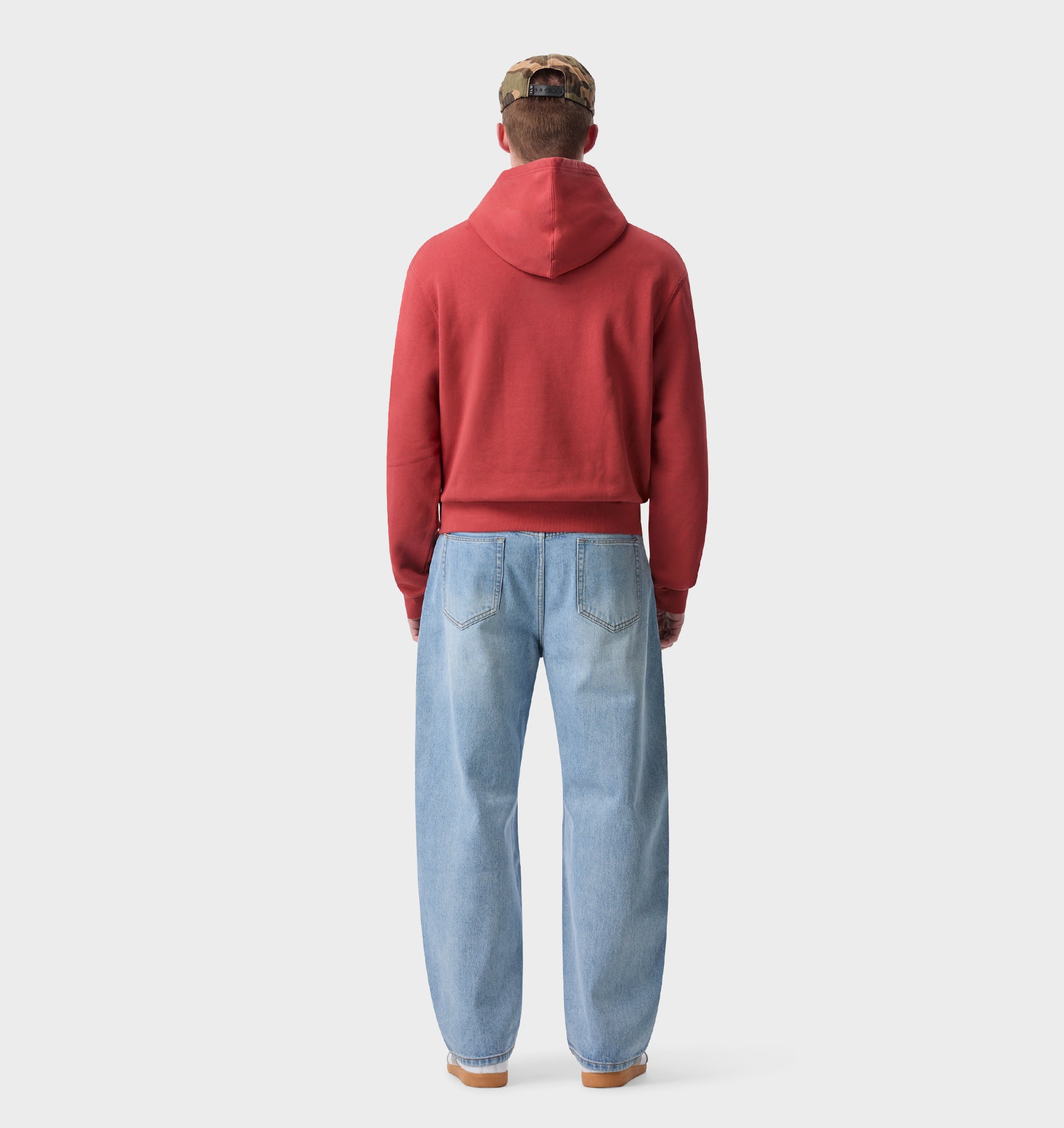 Barrel Leg Denim - Faded Blue