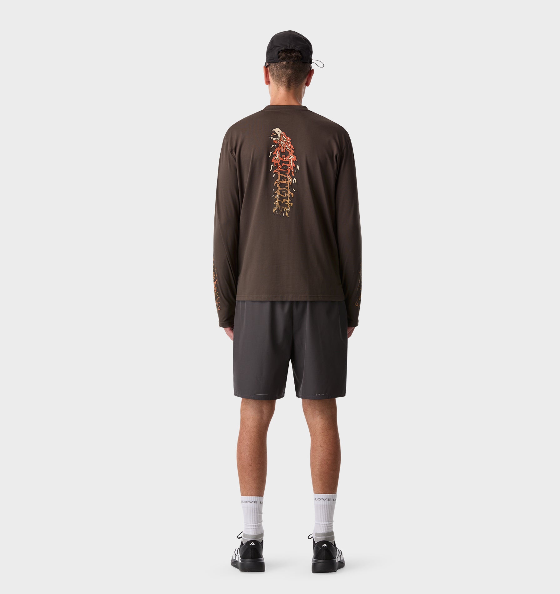 Firebird Active LS Top - Washed Espresso