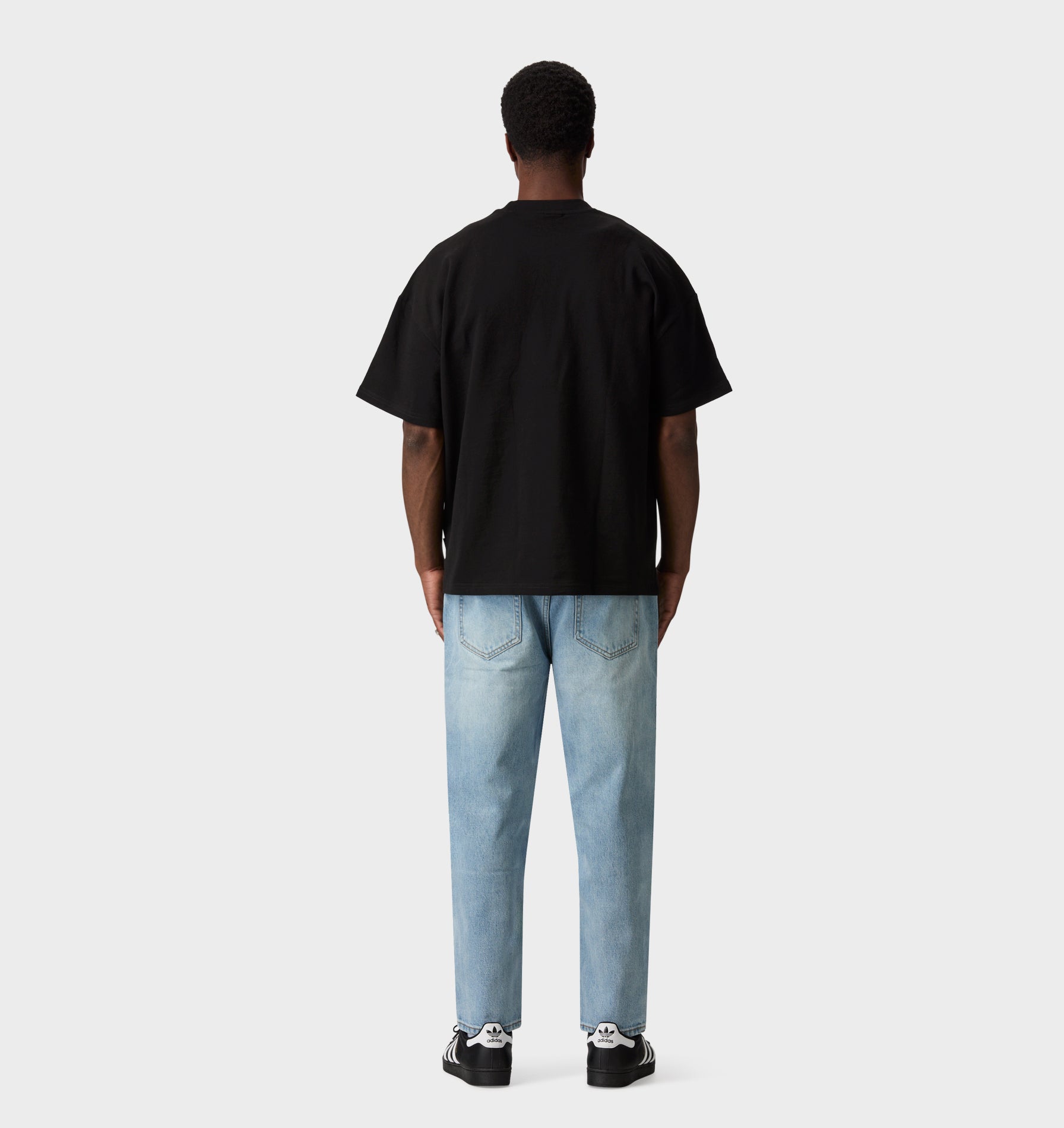 Cropped 90s Denim - Faded Blue