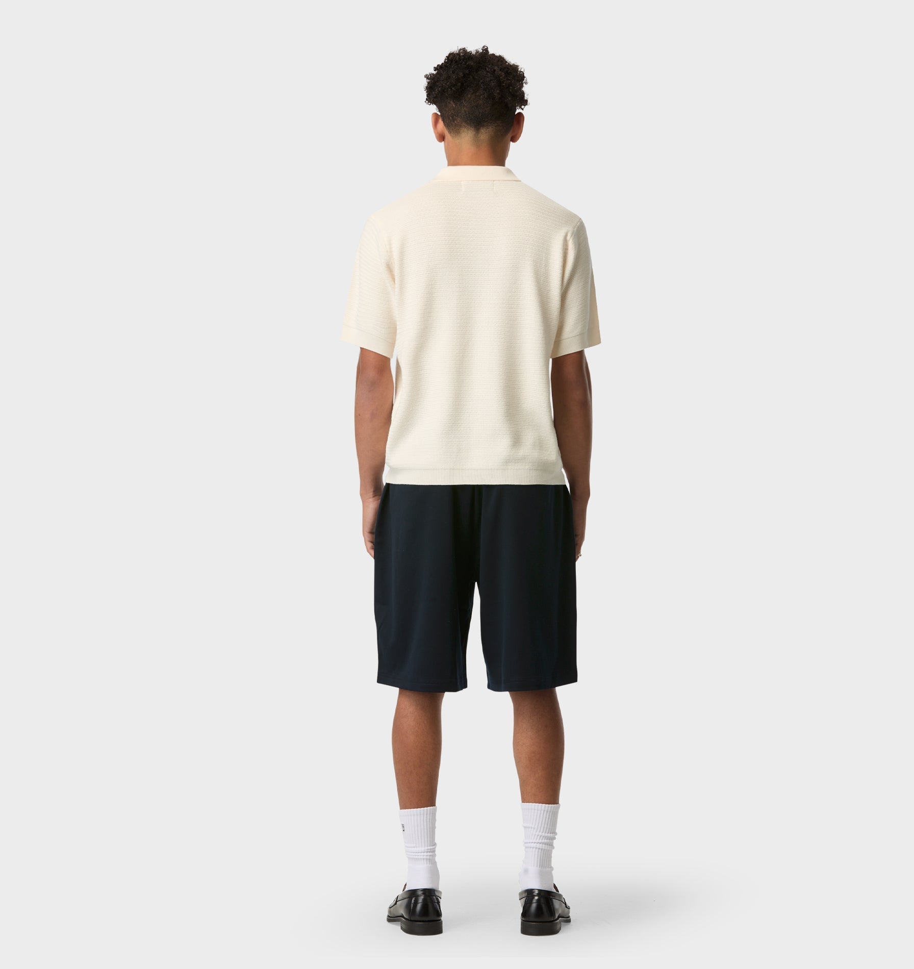 Ronan SS Knit Polo - Off White