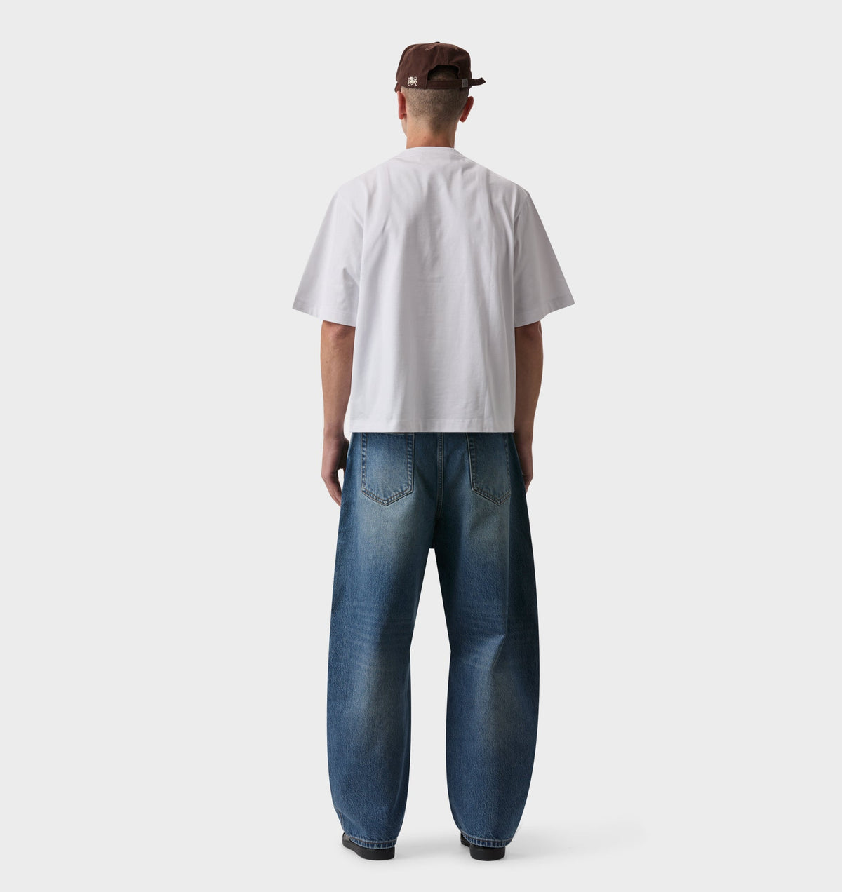 Barrel Leg Denim - Vintage Blue