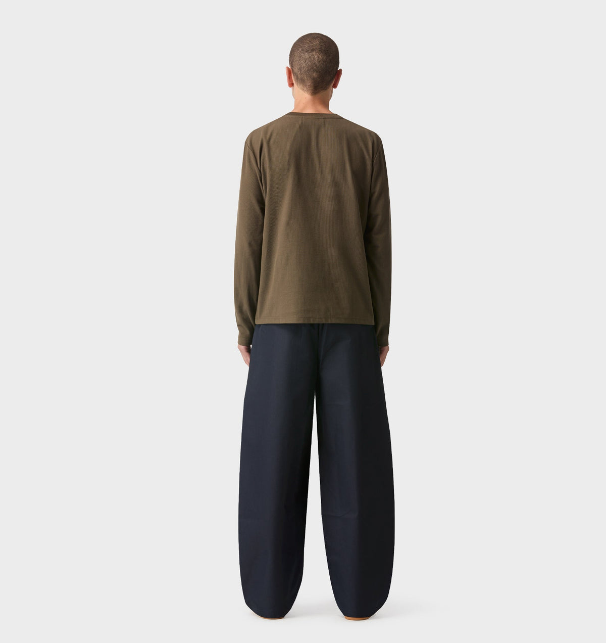 Henley L/S Tee - Olive