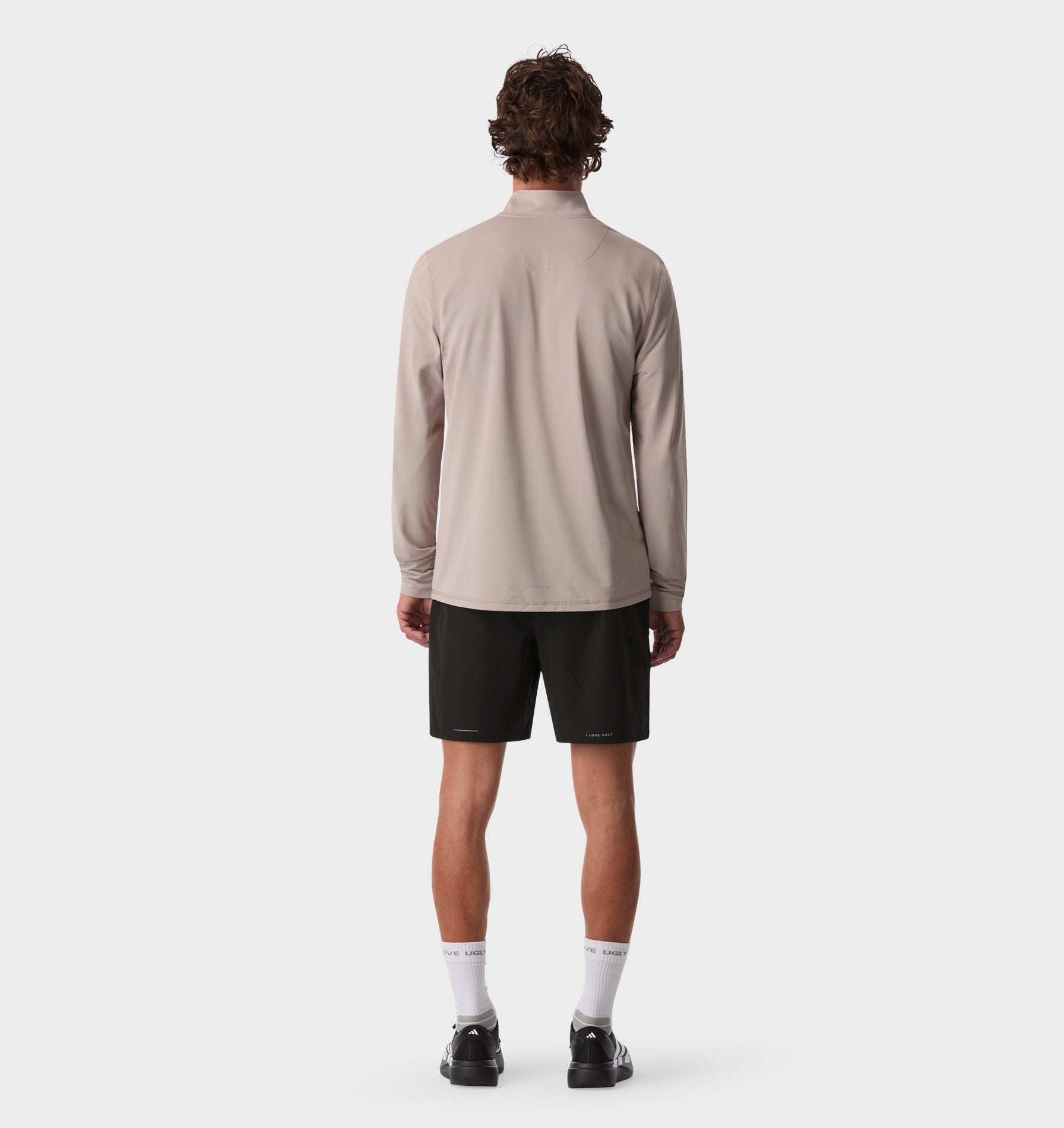 Active Zip Pullover - Taupe