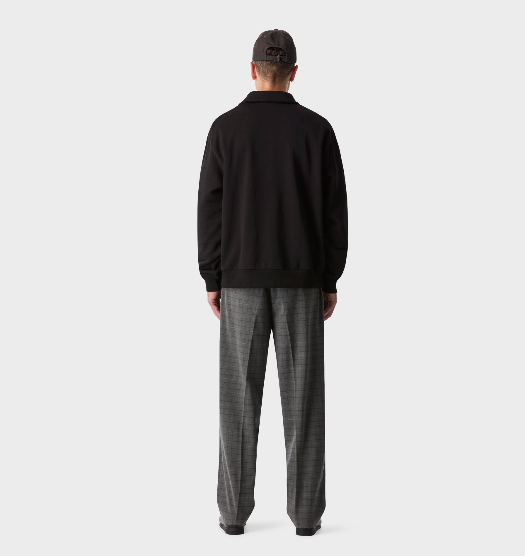 1/2 Zip Pullover - Black