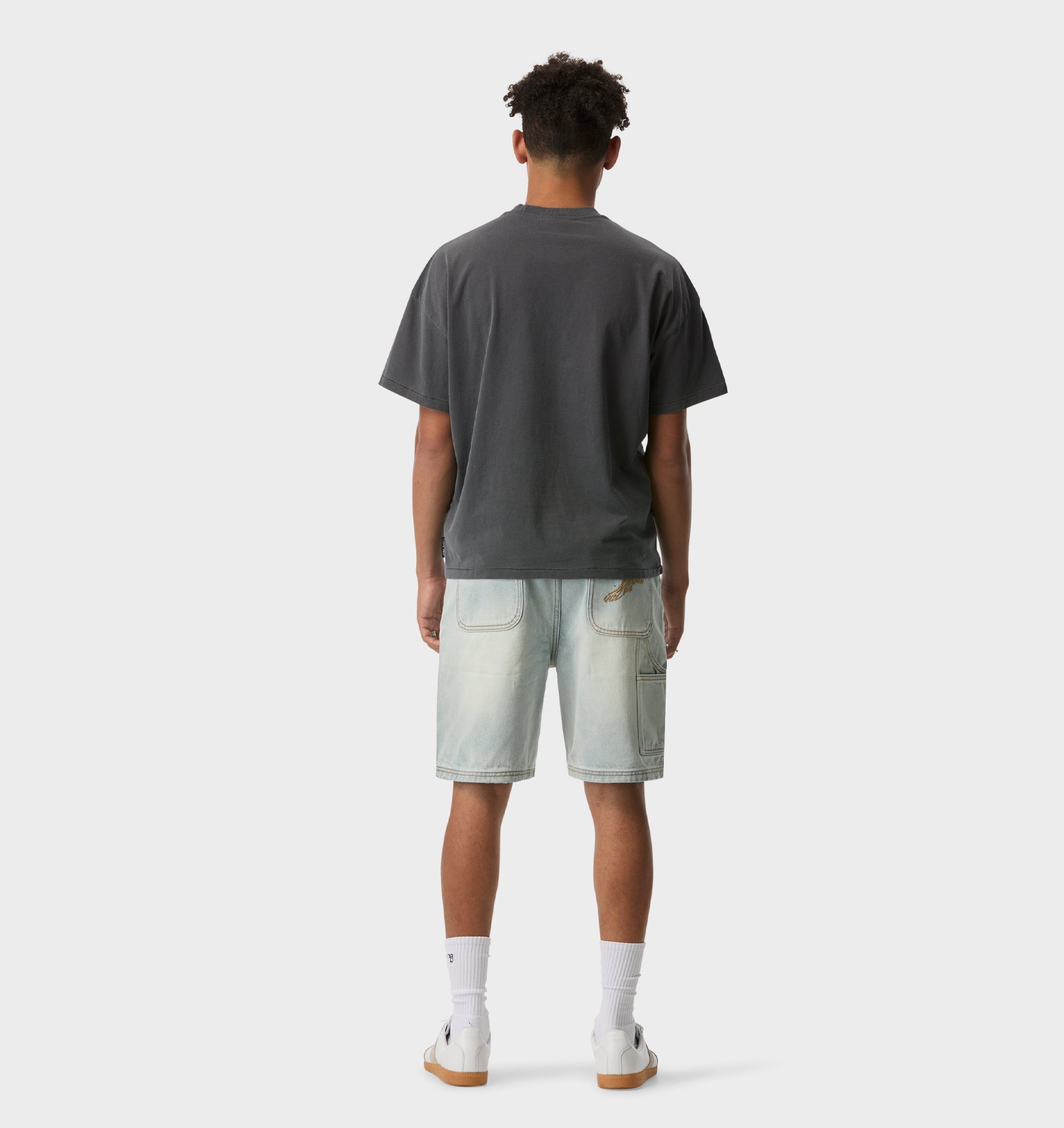 Clean Carpenter Short - Light Vintage Blue