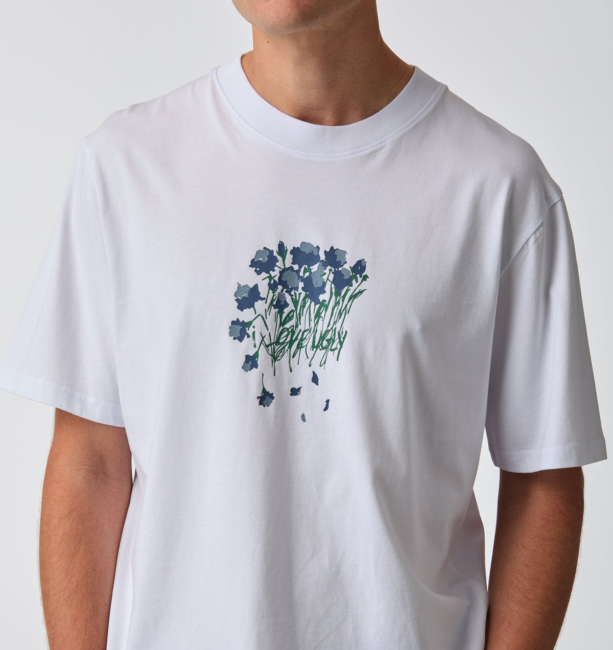 Wilted Flowers Uniform Tee - White