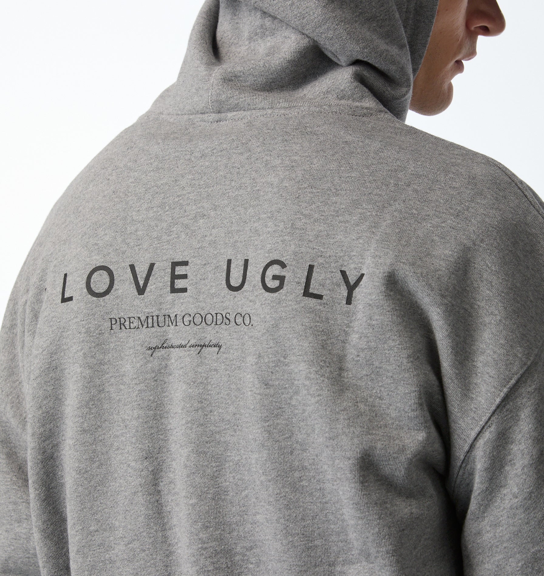 Logo Box Hood 2.0 - Grey Marle
