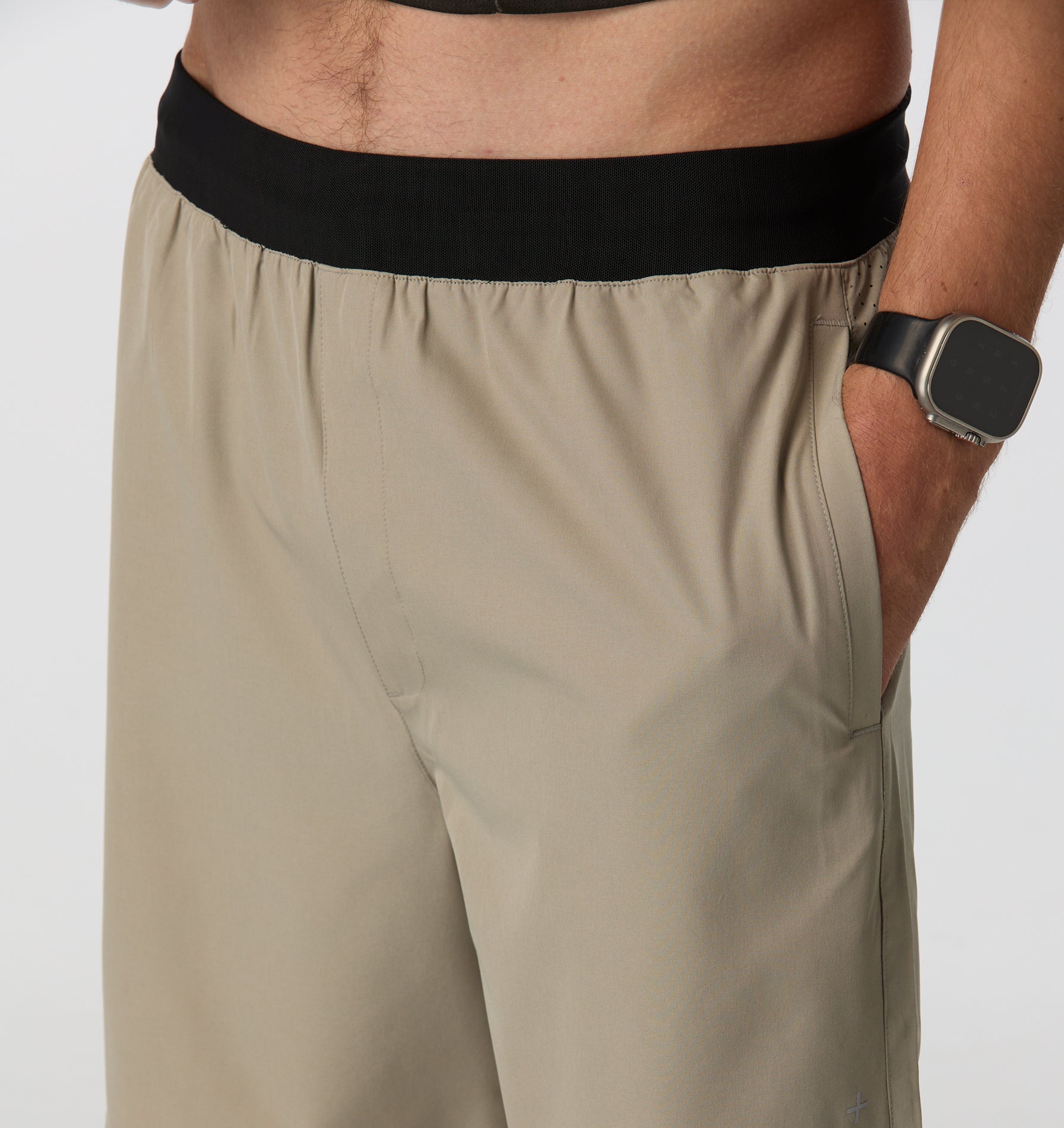 Active 5 Inch Short - Taupe