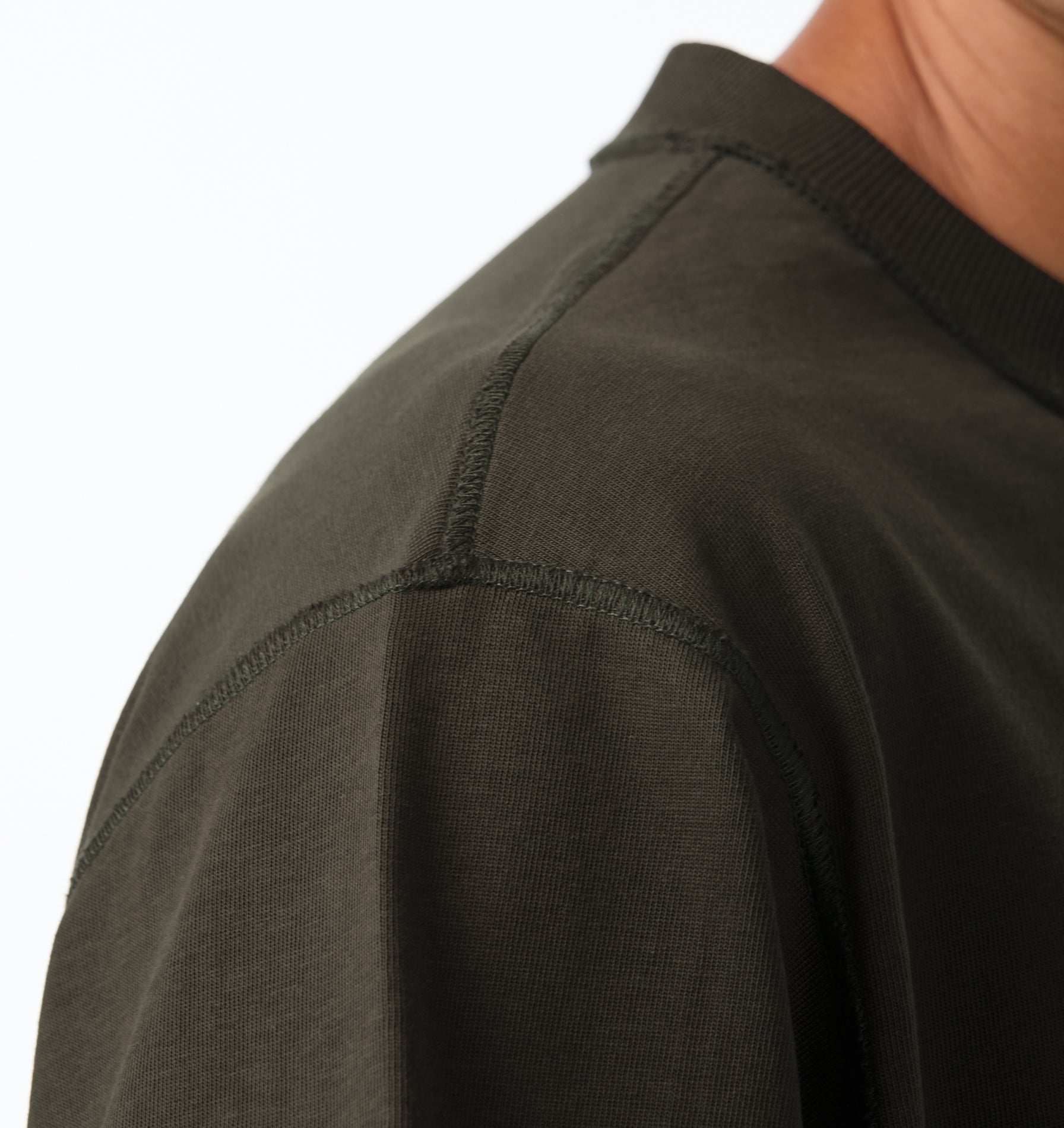 Crop Box Tee - Flint Grey