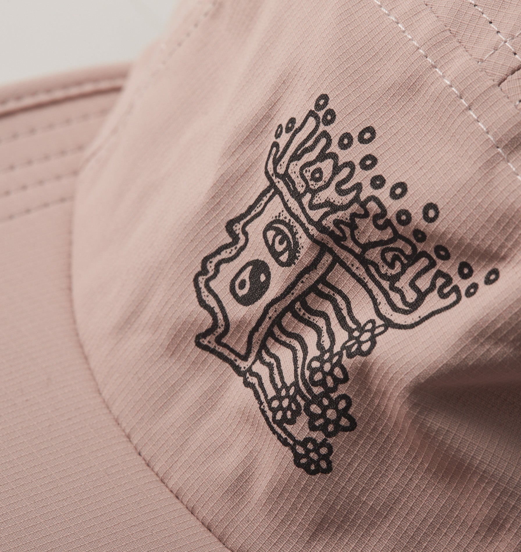 RebelYuth X ILU Active 5 Panel Cap  - Smokey Pink