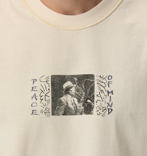 Peace of Mind Crop Box Tee - Off White