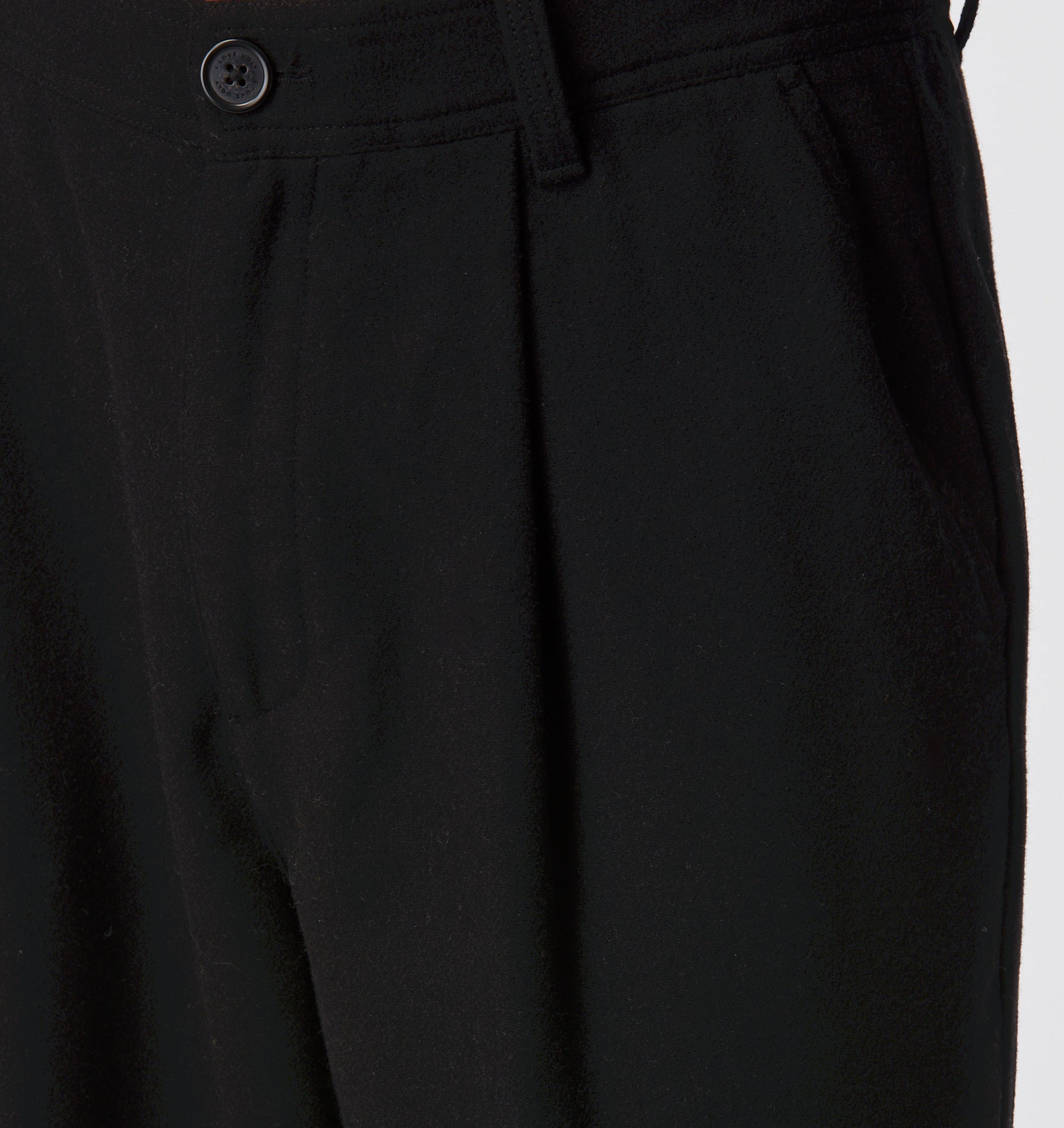 Winston Pant - Black Wool