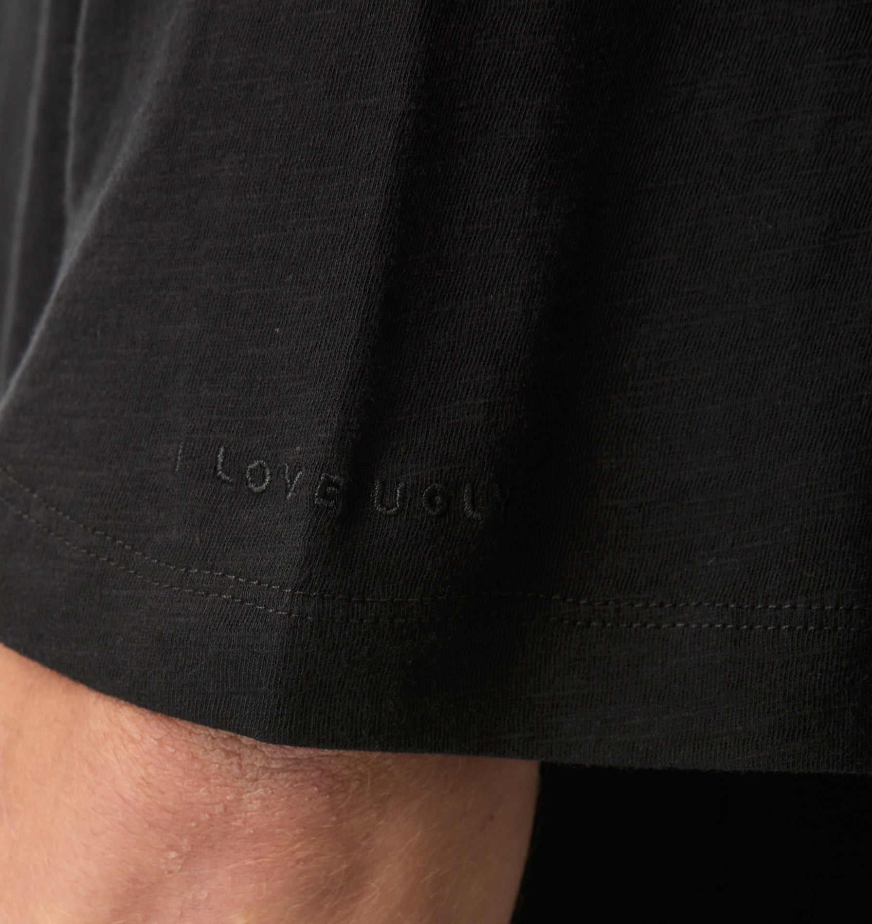 Slub Isaac Tee - Black