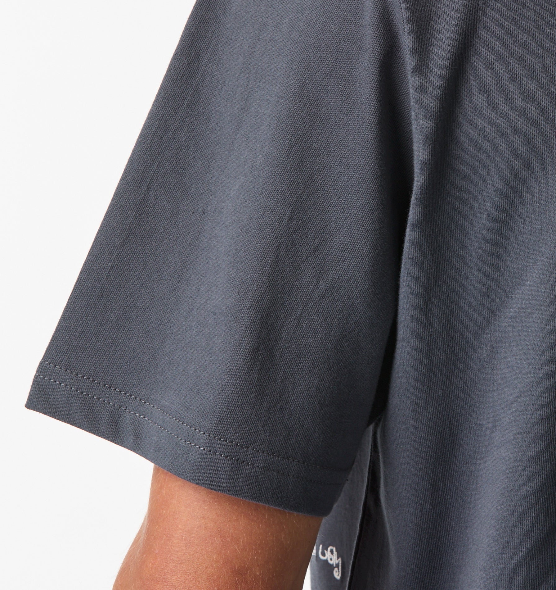 Hand Drawn Uniform Tee - Indigo