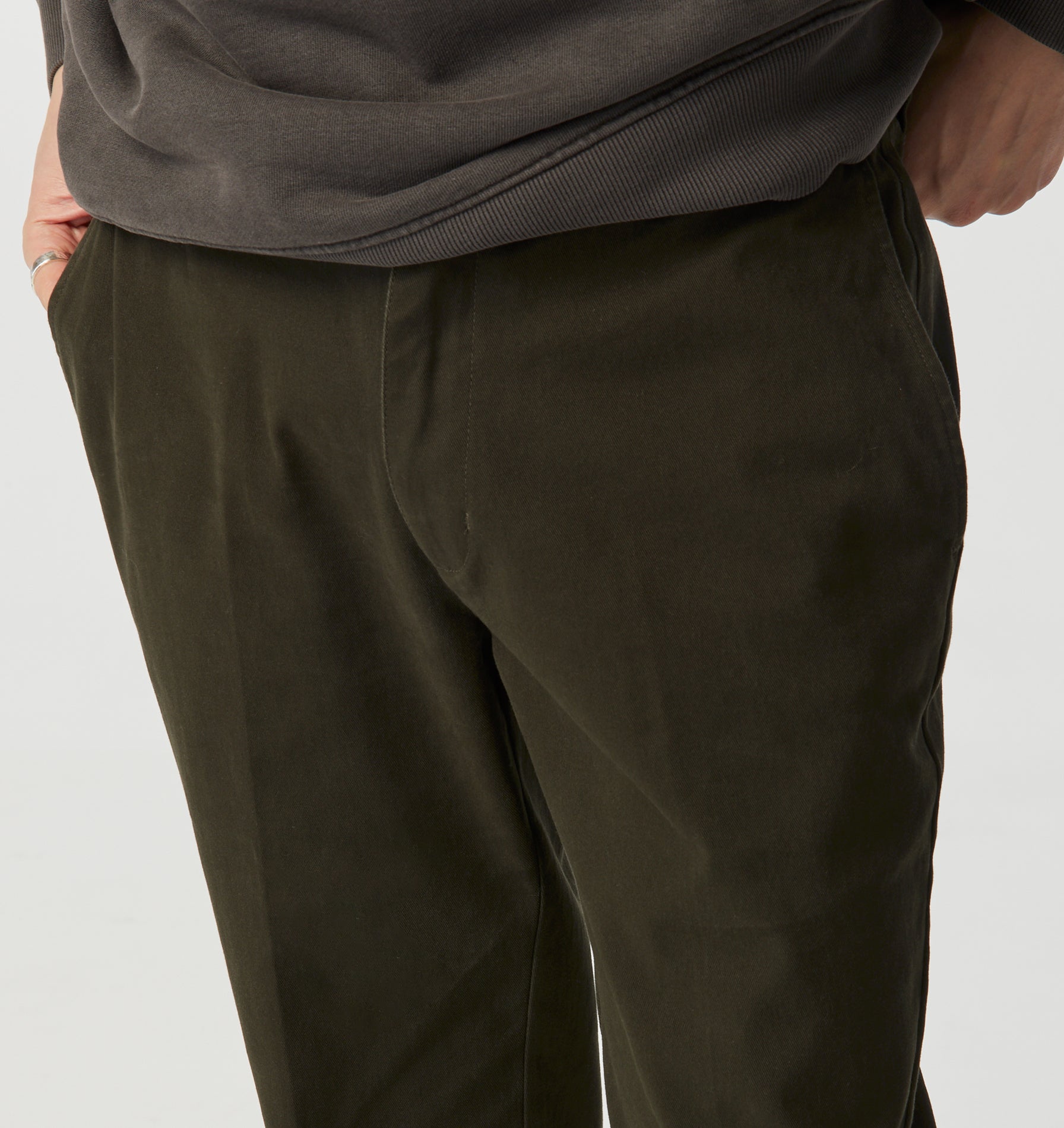 Nicholai Slim Chino - Burnt Olive