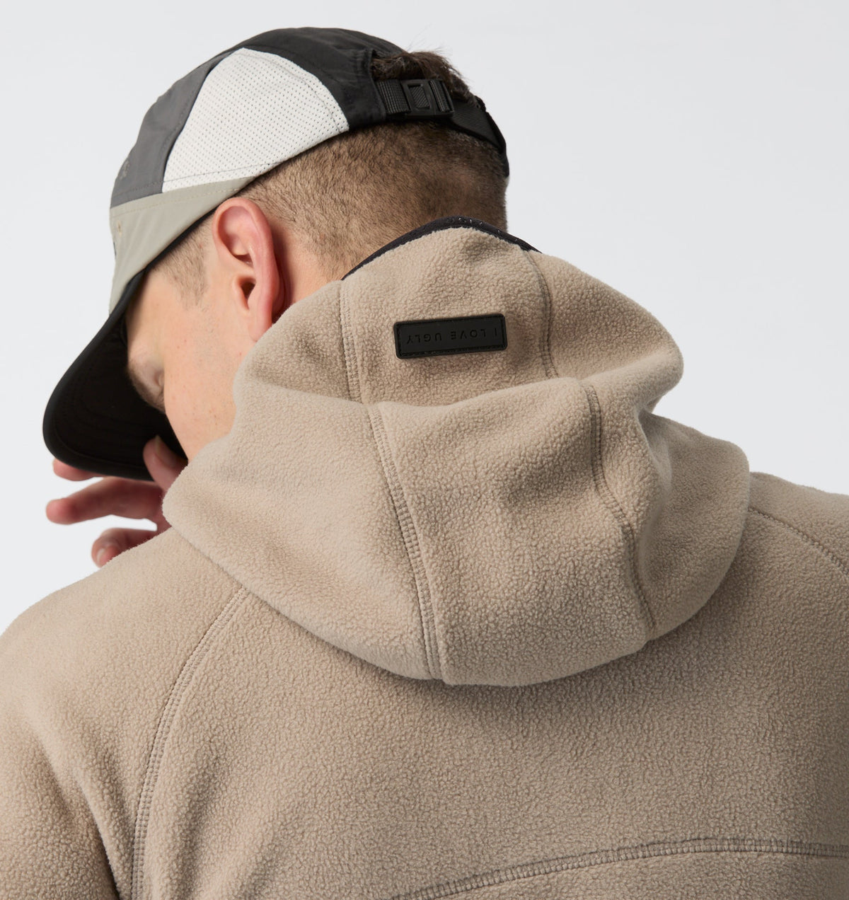 Active Hooded Fleece - Taupe