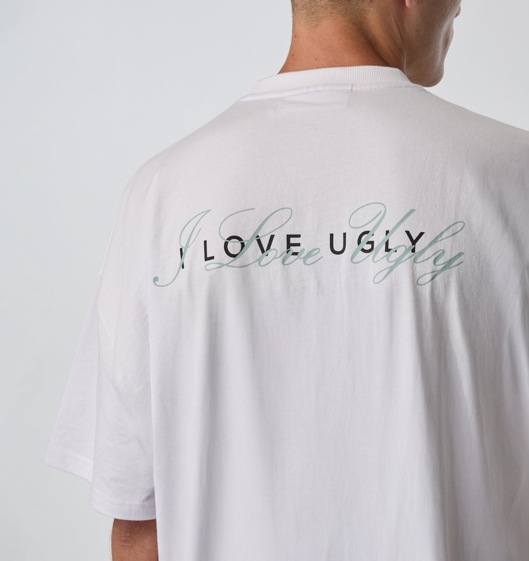 Cursive Box Tee 2.0 - White