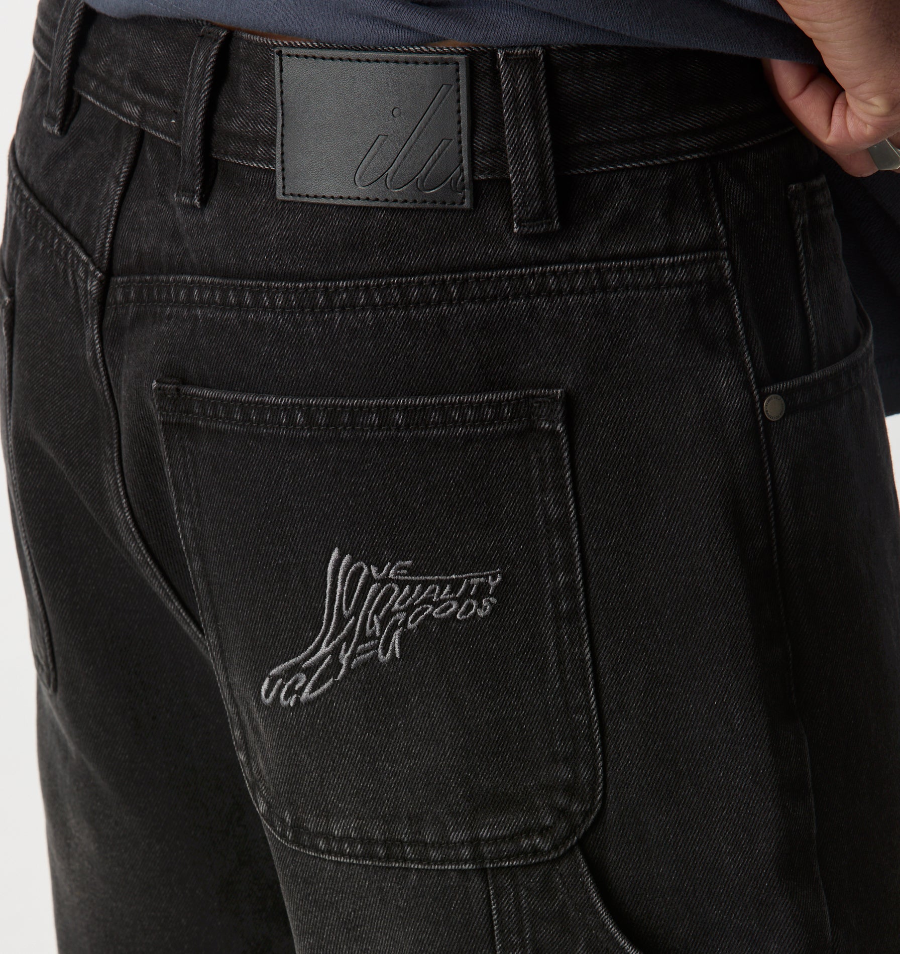 Clean Carpenter Short - Washed Black