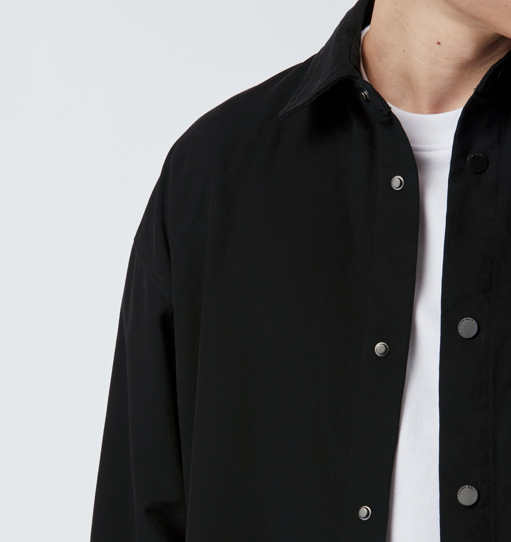 Canvas Overshirt - Vintage Black