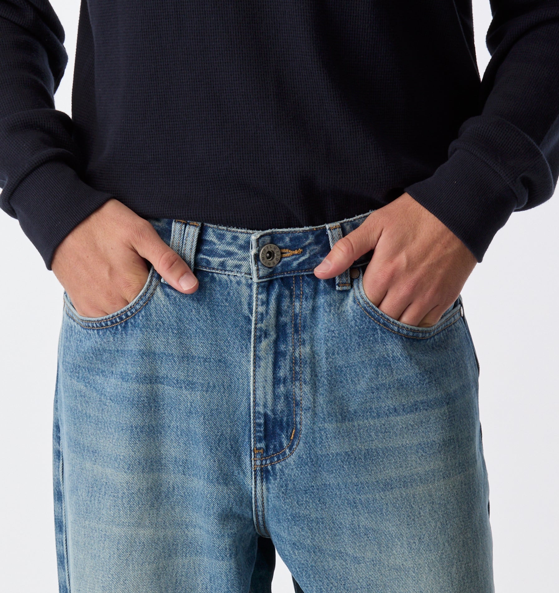 Edgar Wide Denim - Vintage Blue