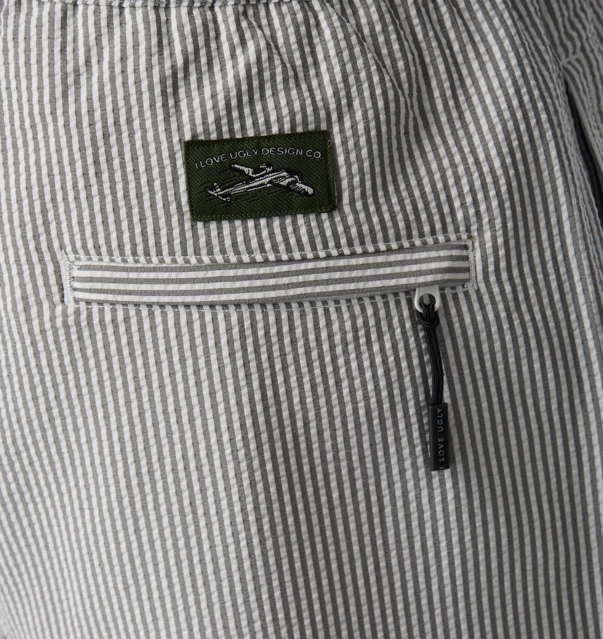 Everyday Short - White/Black Stripe