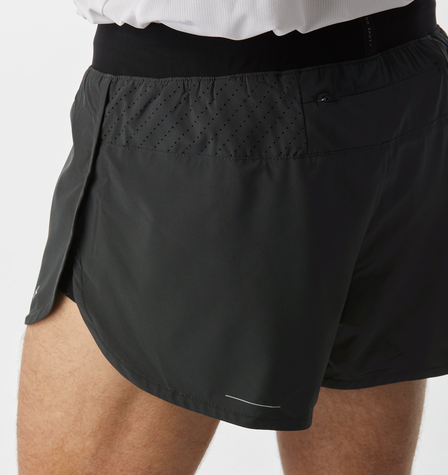Active 3 Inch Split Short - Charcoal