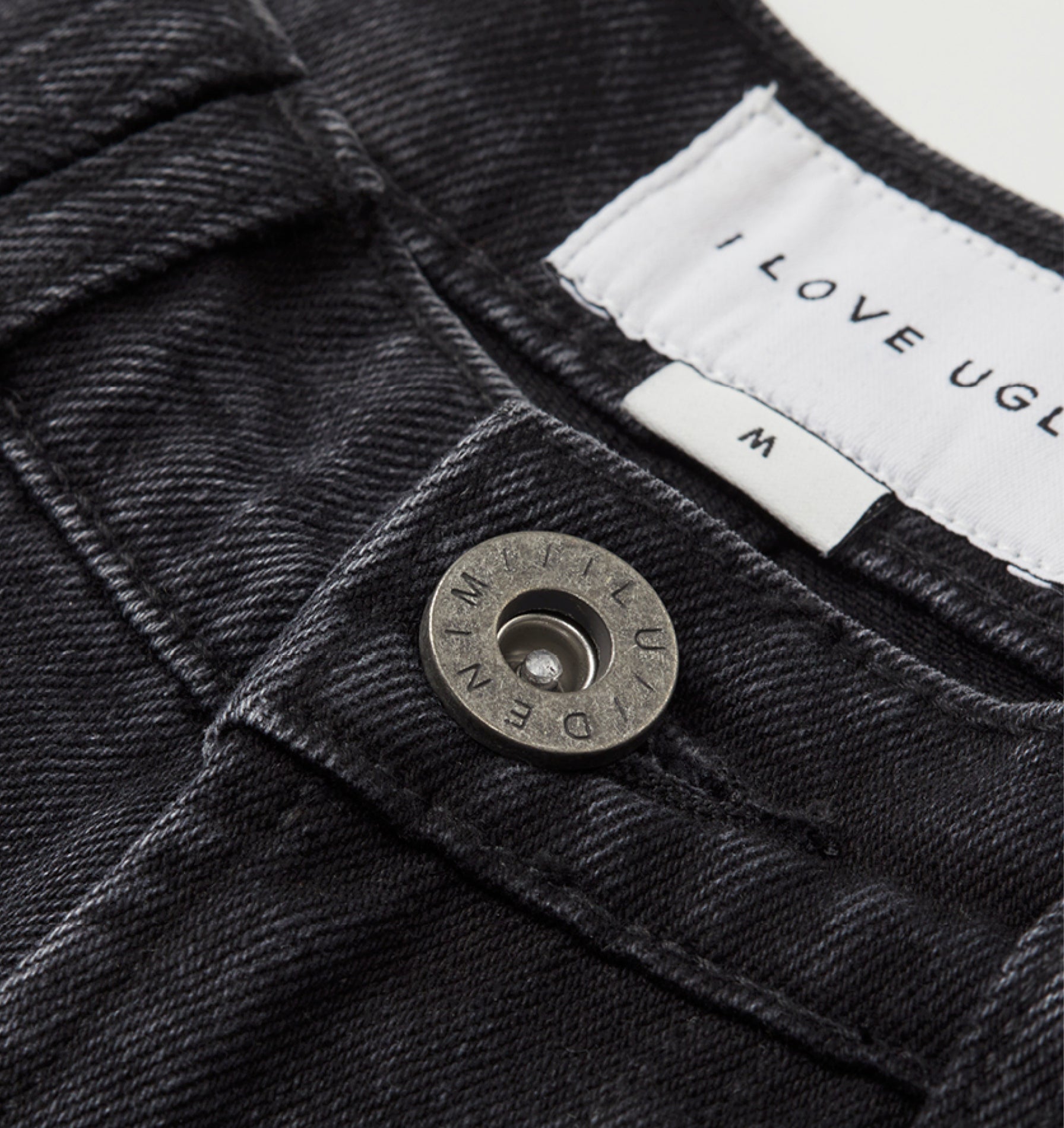 Cropped 90s Denim - Light Vintage Black