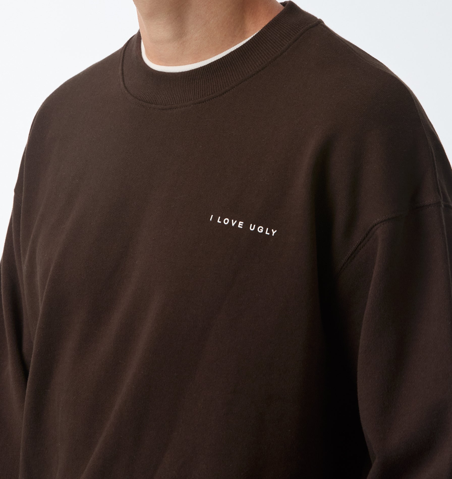 Oversized Crew - Coffee Bean