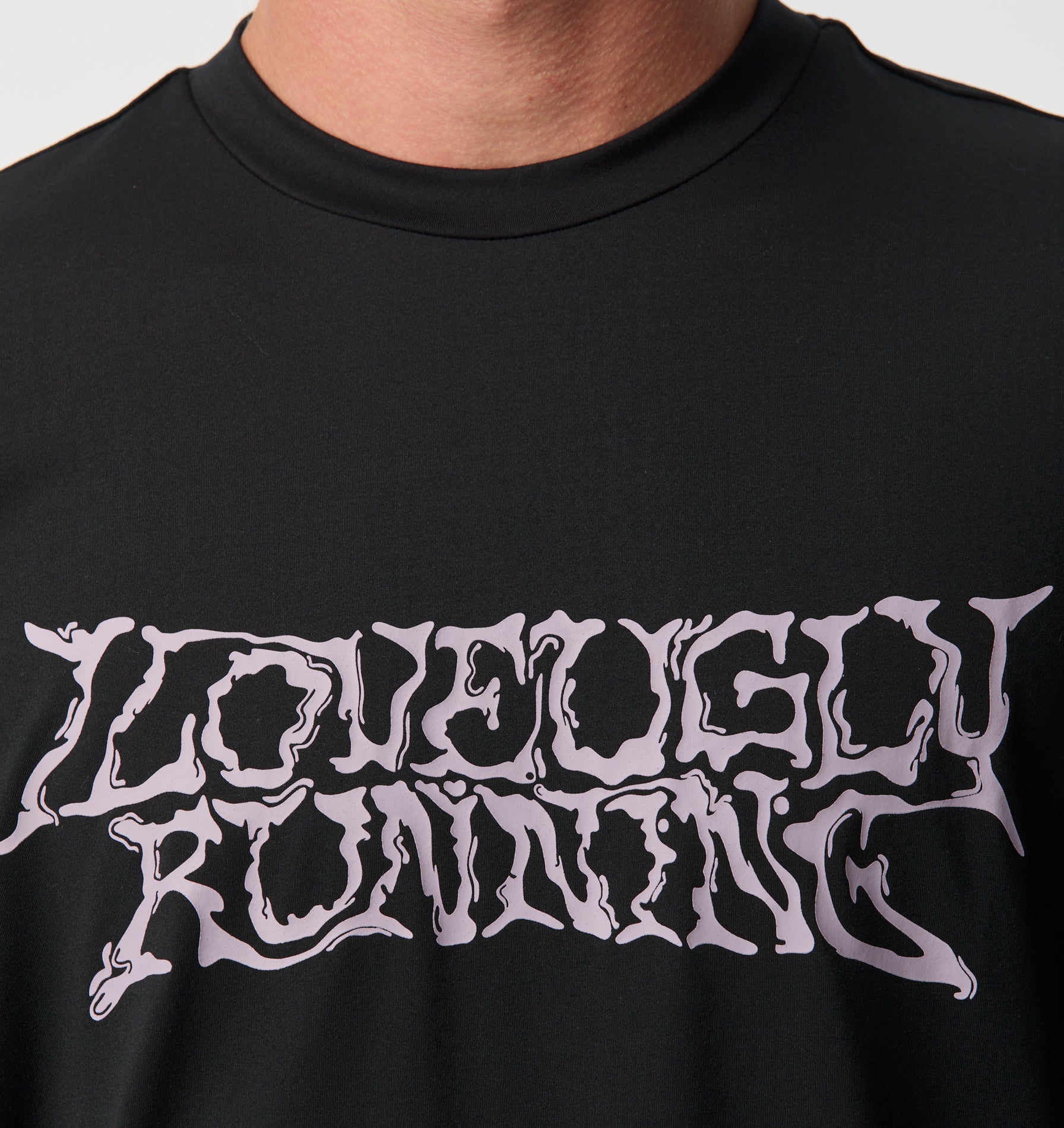Liquified Active Crop Tee - Black