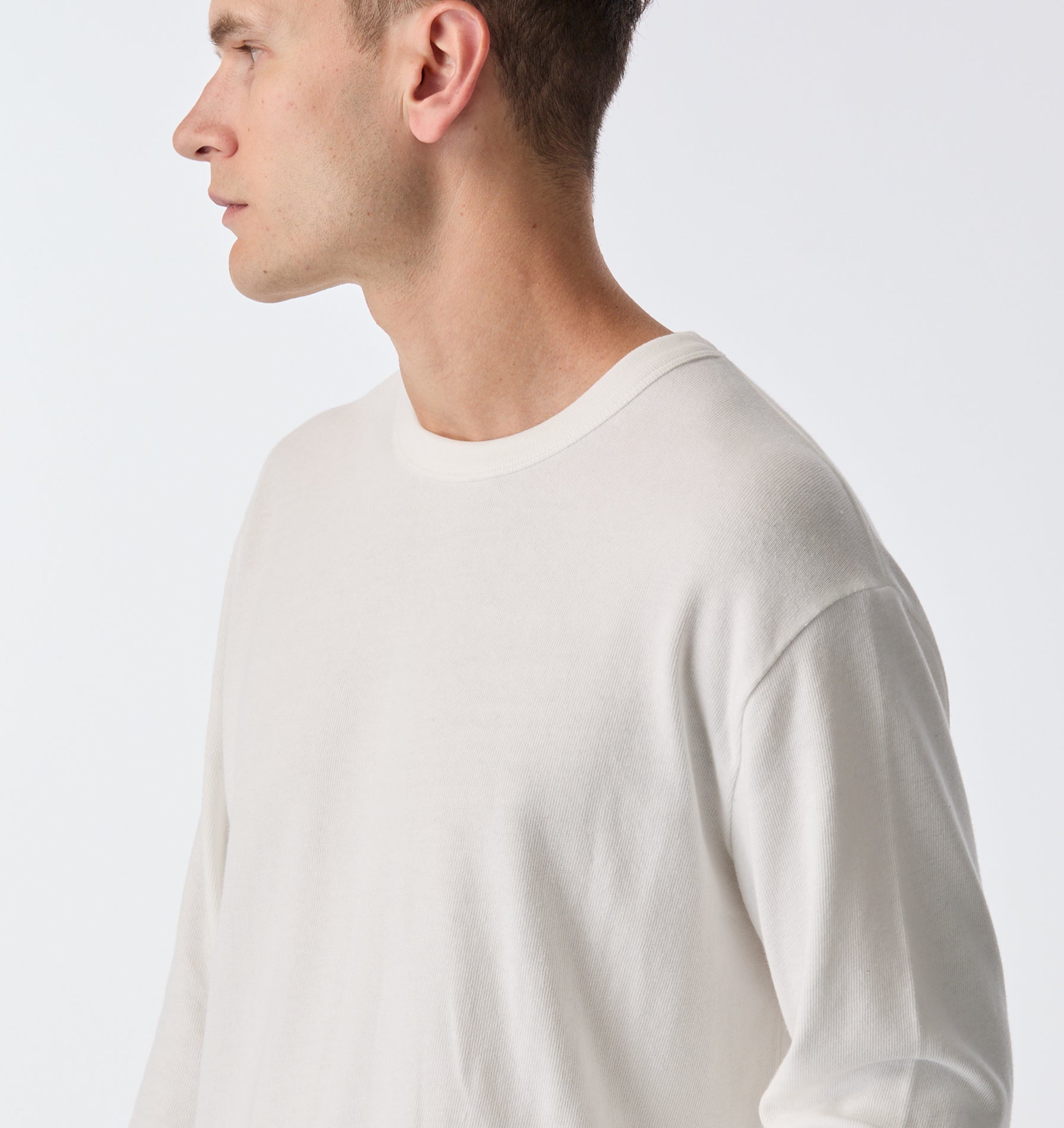 Heavy LS Tee - Vintage White