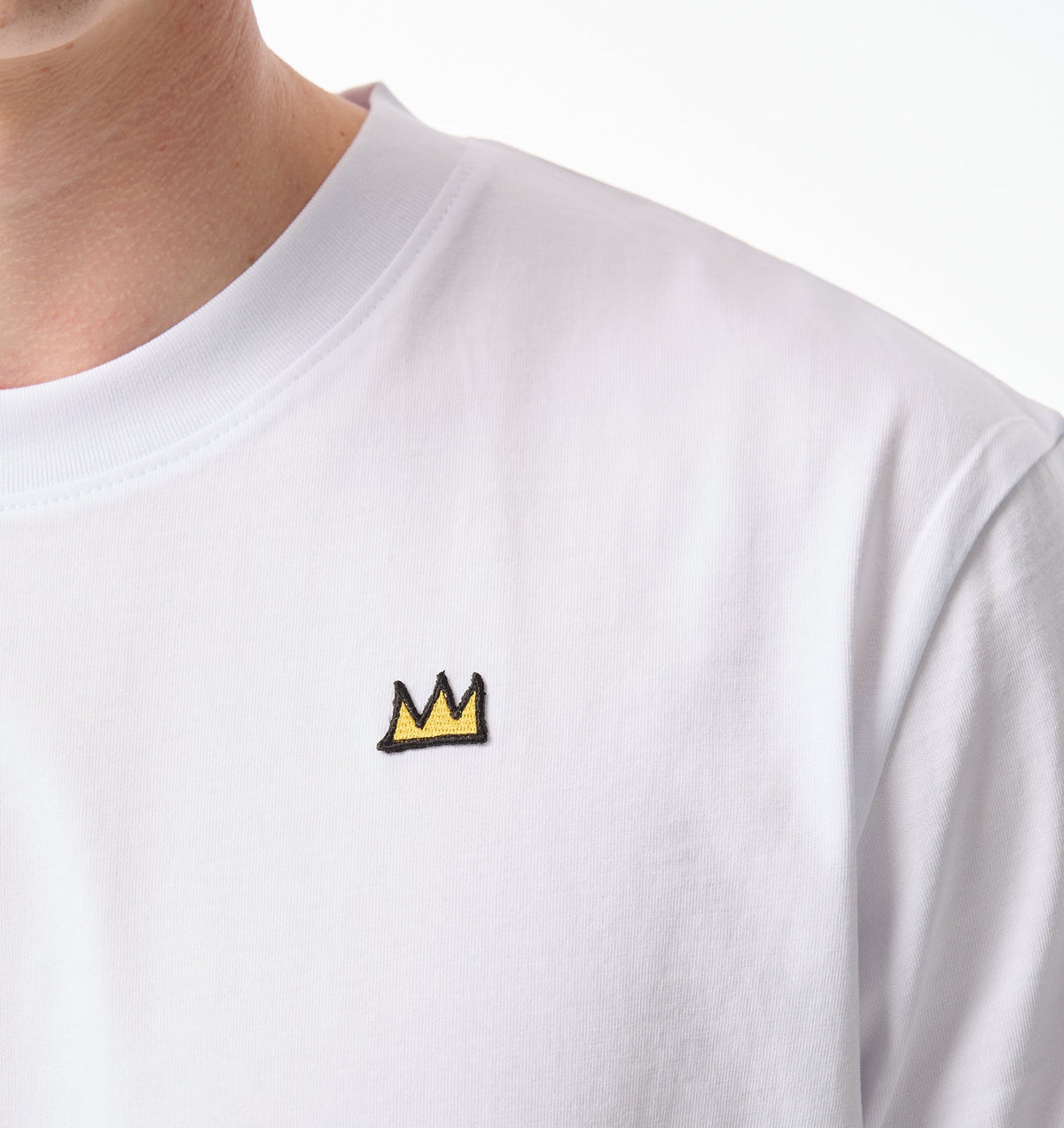 Basquiat Crown Uniform Tee - White
