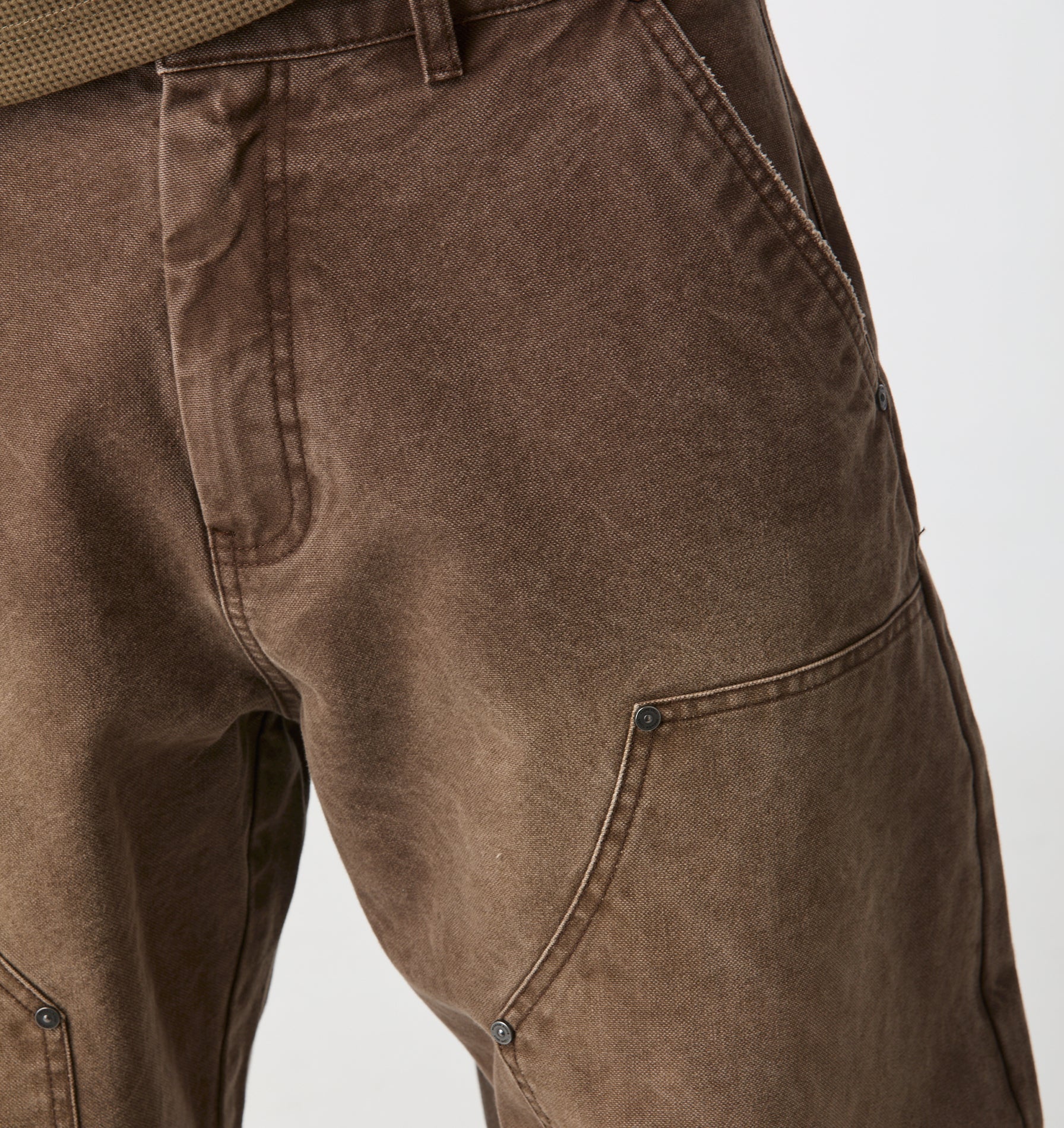 Balloon Double Knee Pant - Vintage Brown