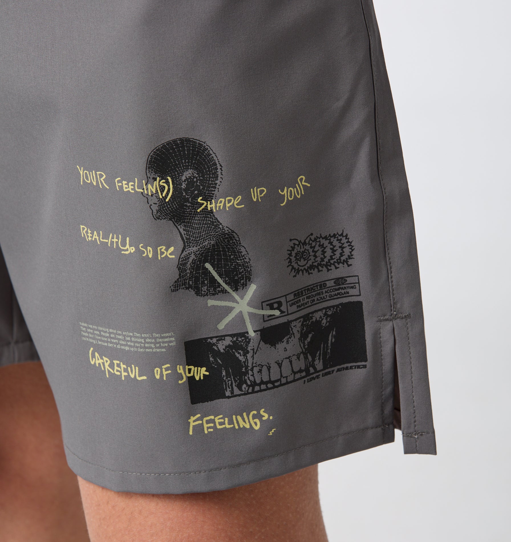 State Of Mind Active Core 7 Inch Short - Cobblestone