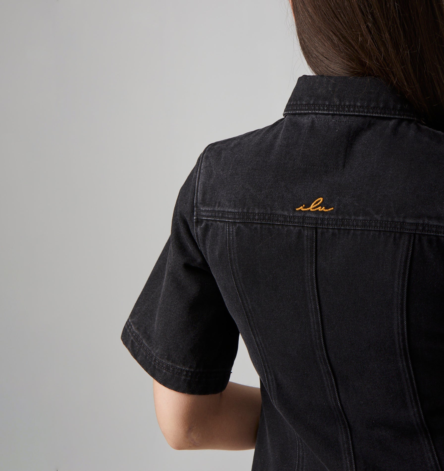 Lula Denim Dress - Washed Black