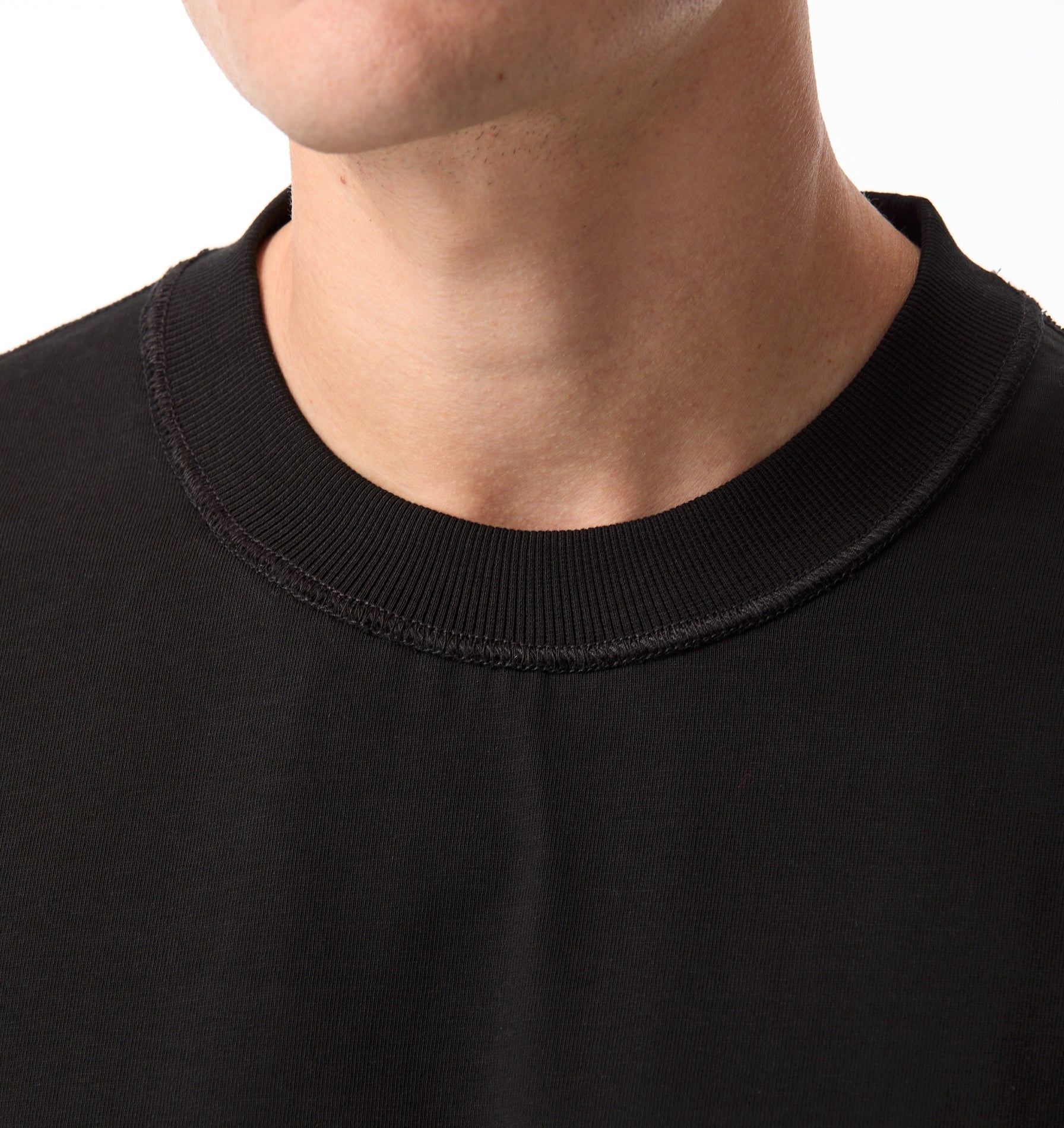 Crop Box LS Tee - Black