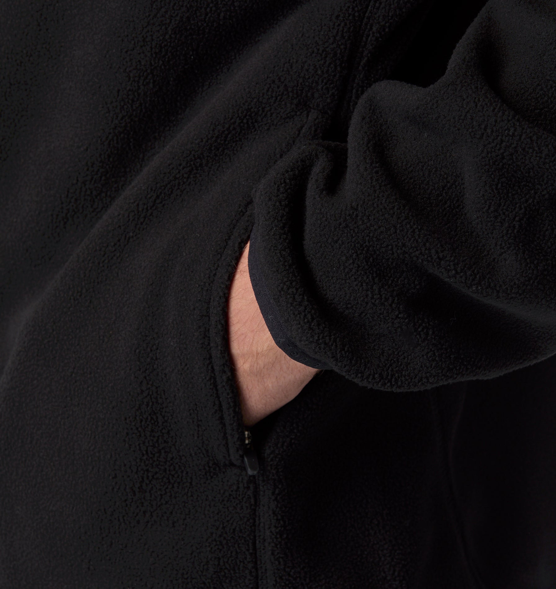 Active Hooded Fleece - Black