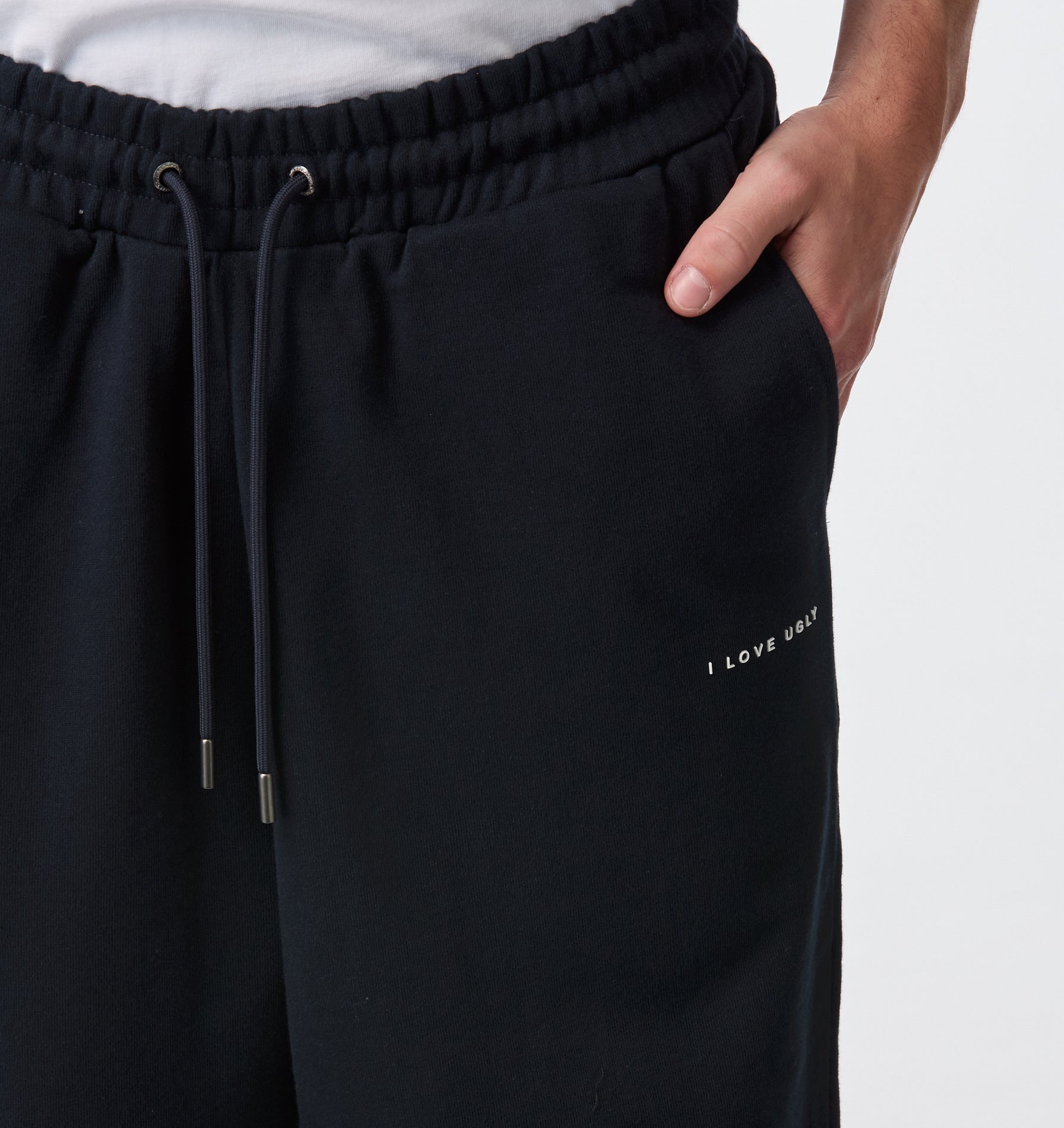 Wide Leg Track Pant - Midnight Navy