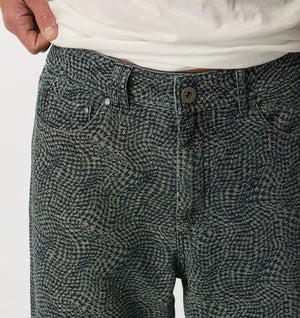 Textured Edgar Denim - Aged Indigo