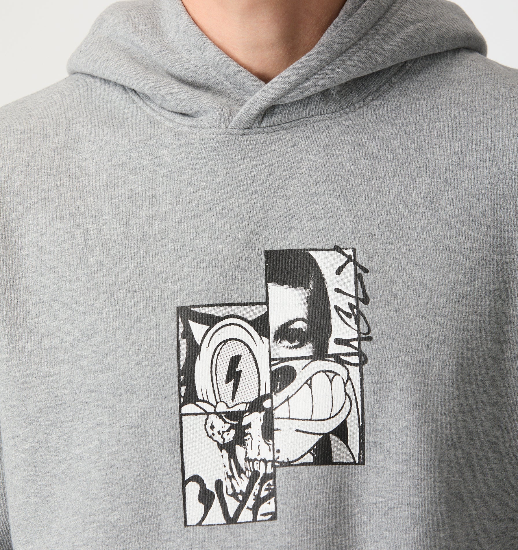 Dissected Uniform Hood - Grey Marle