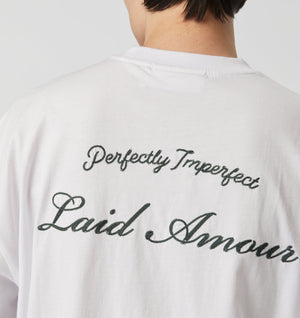 Chainstitch Box Tee 2.0 - White/Forest Green