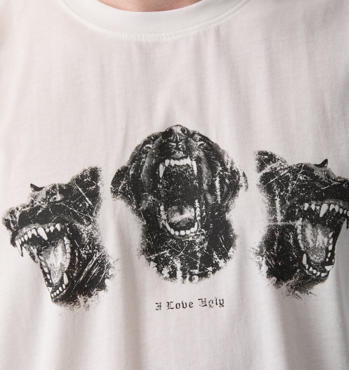 Dogs Cotton Active Crop Tank - Aged White