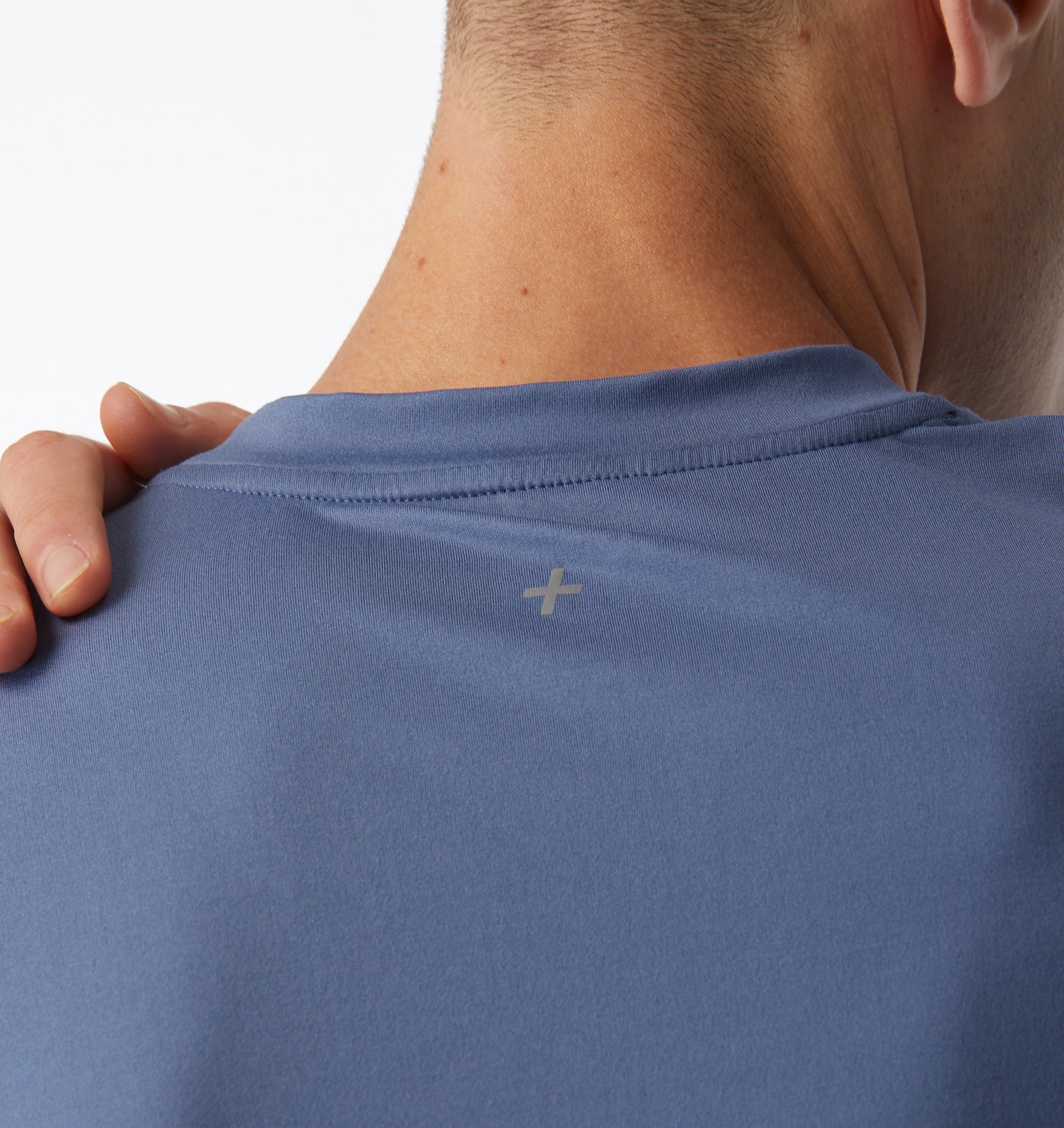 Active Crop Tee - Dusk Blue