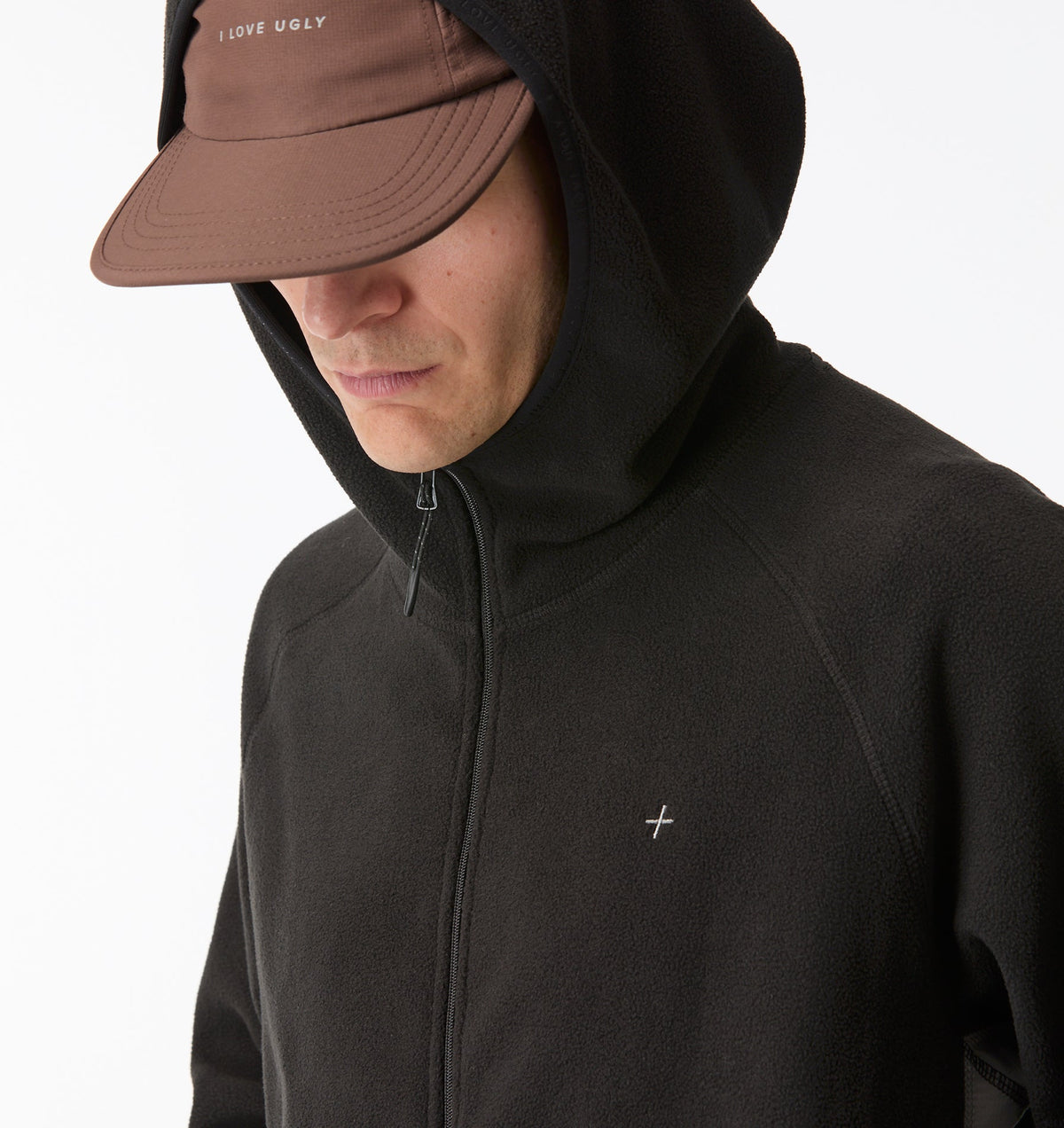 Active Full Zip Fleece - Black / Charcoal
