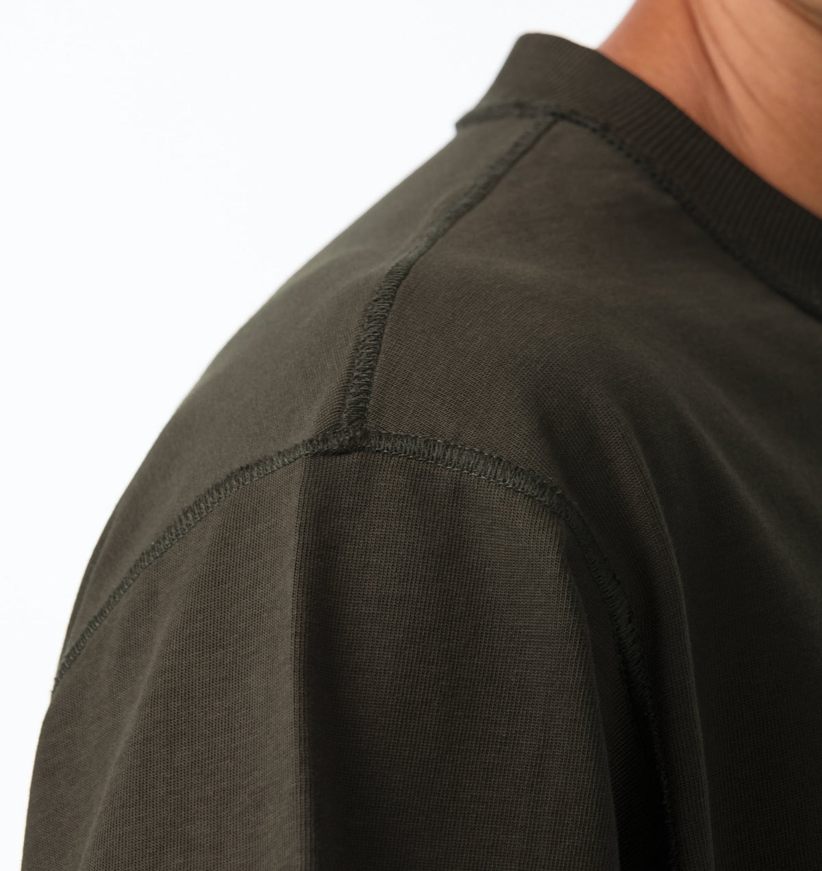 Crop Box Tee - Flint Grey