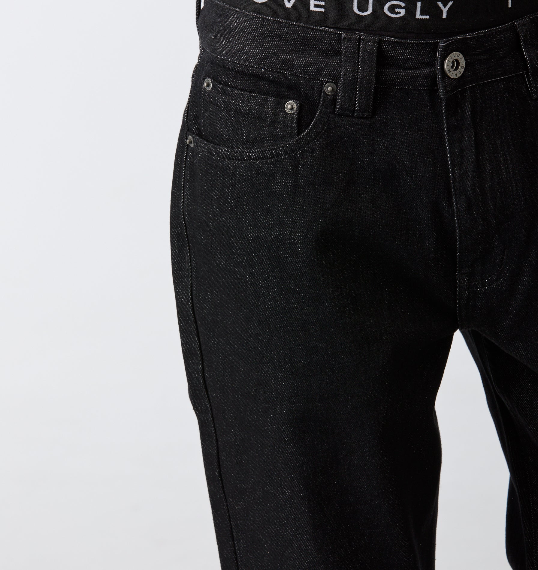 Tobi Straight Denim - Black