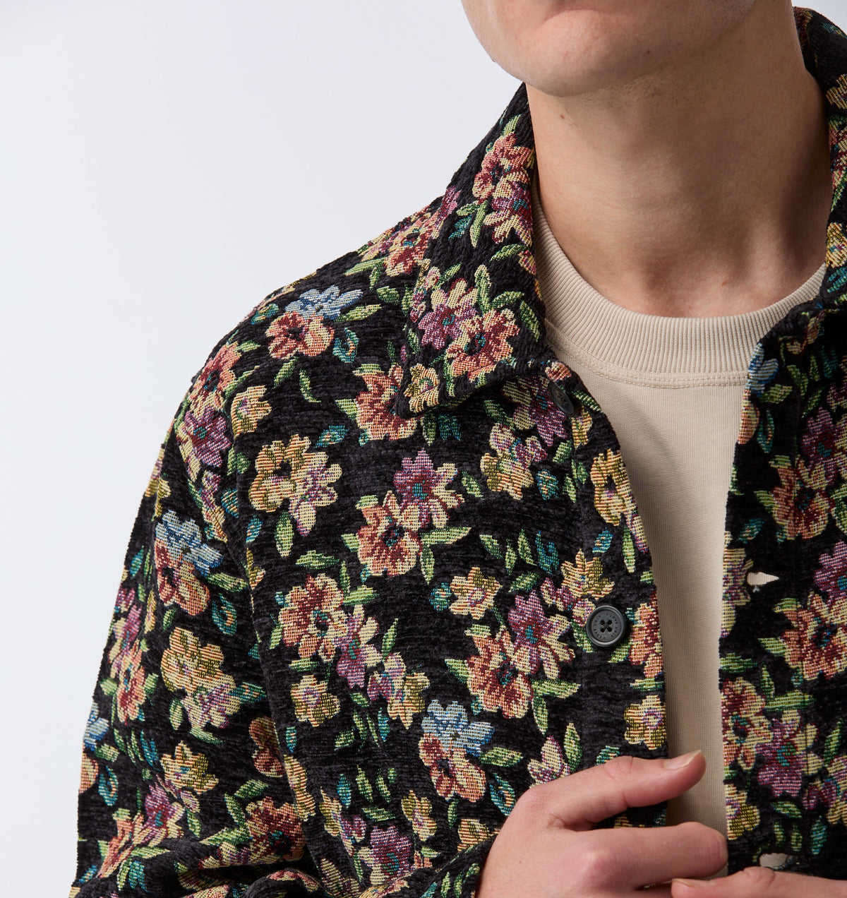 Floral Overshirt - Dark Floral