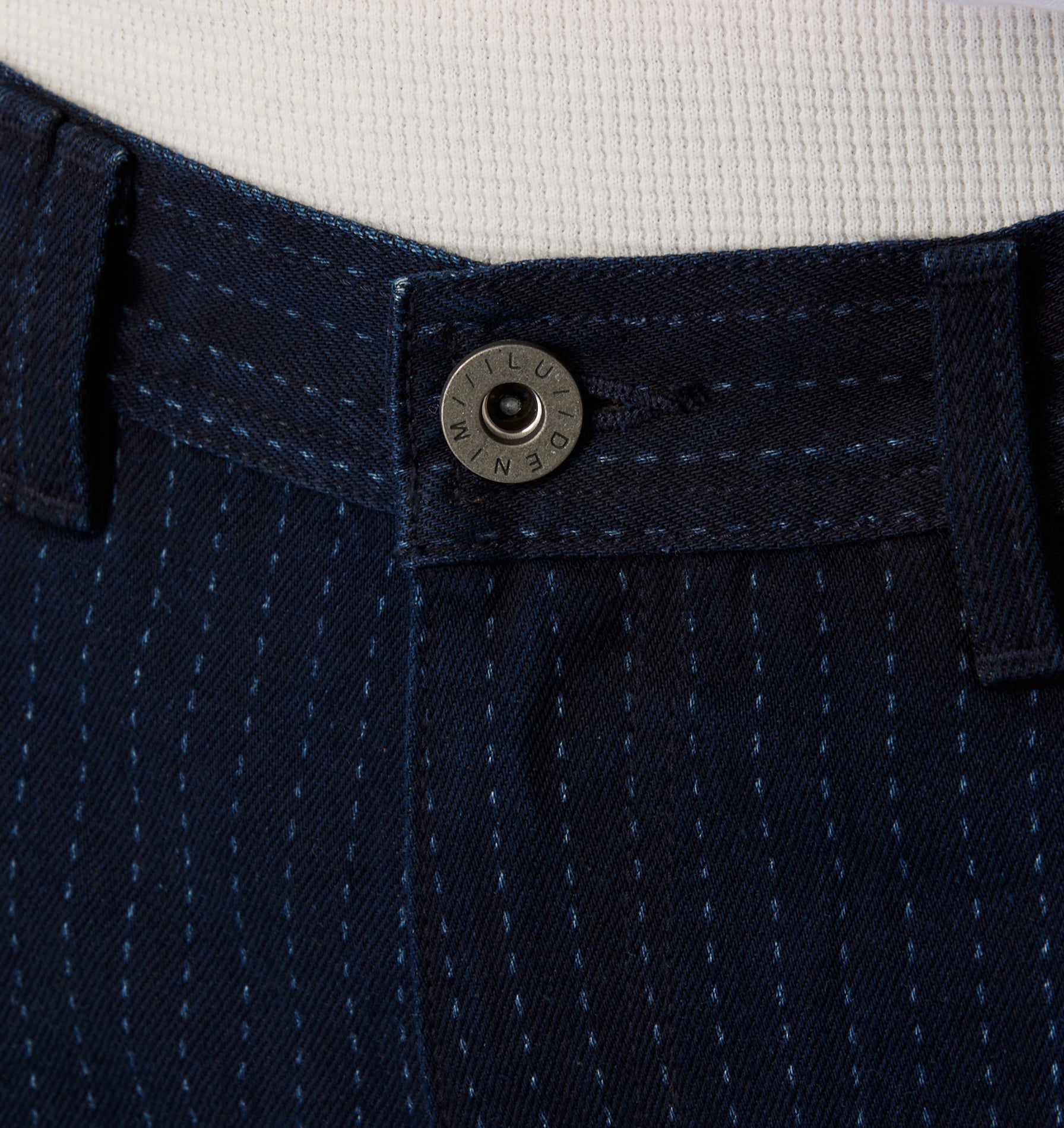 Wyatt Denim Short - Pinstripe