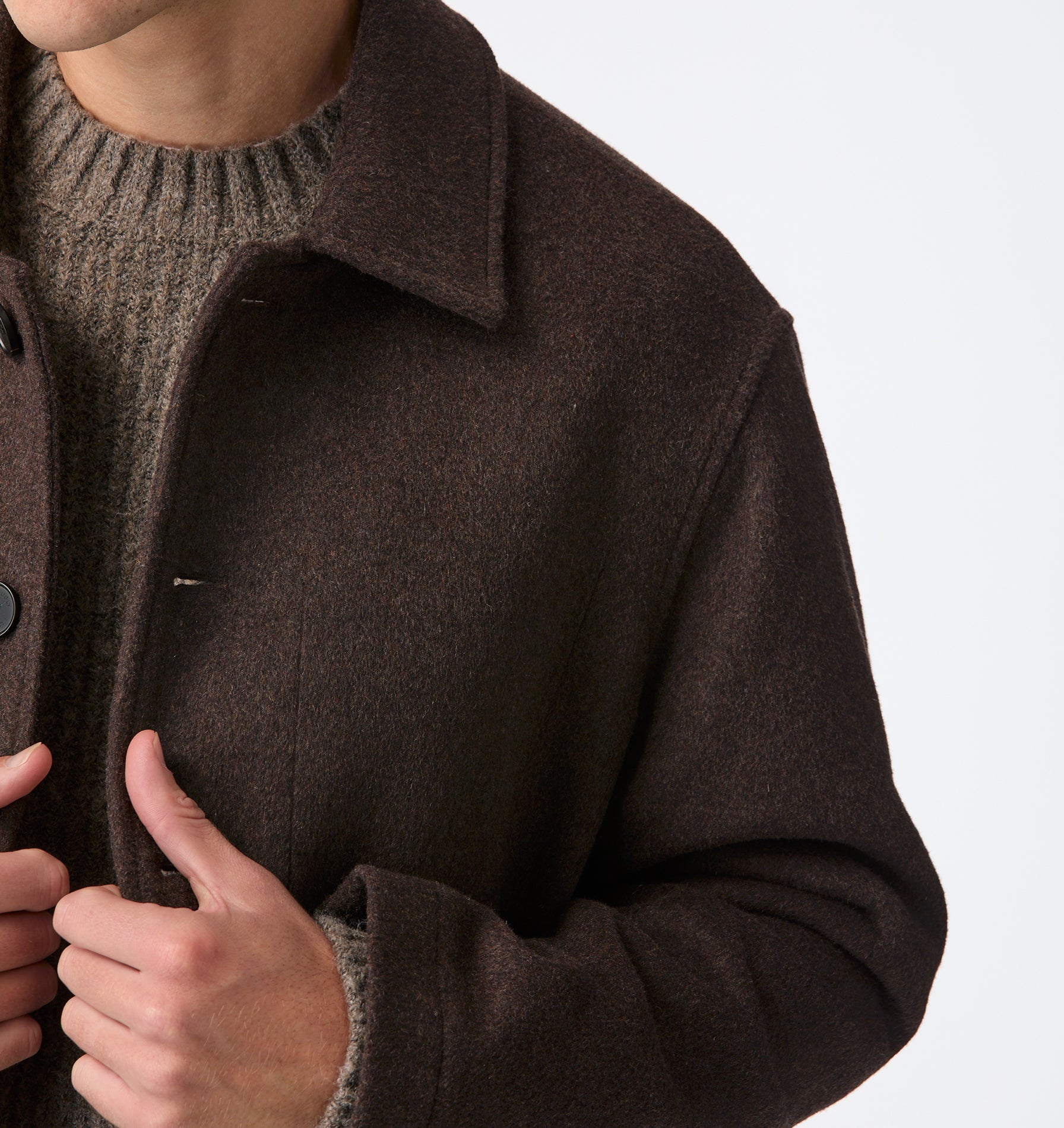 Osborne Wool Jacket - Espresso