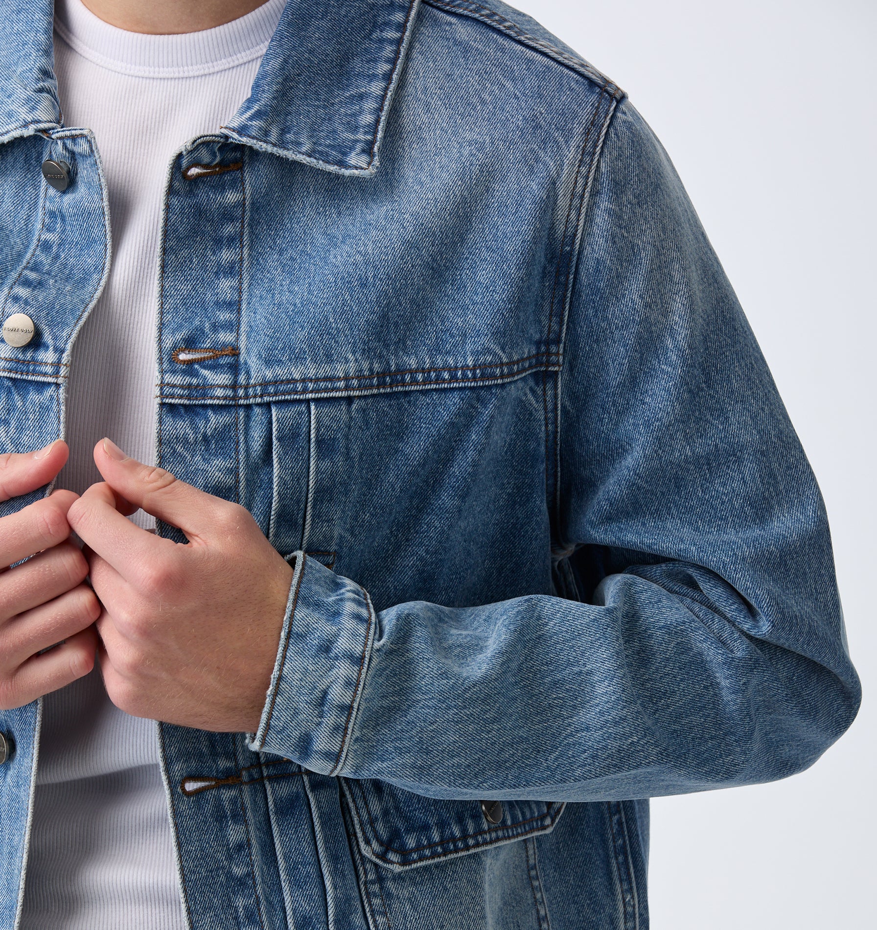 Field Denim Jacket - Washed Vintage Blue
